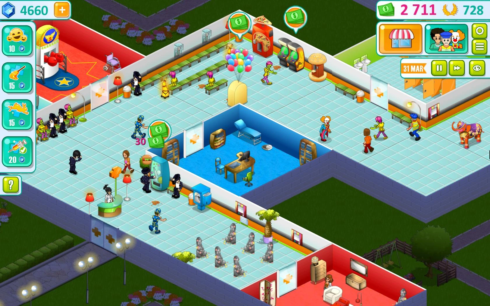 Скриншот-2 из игры Hospital Manager