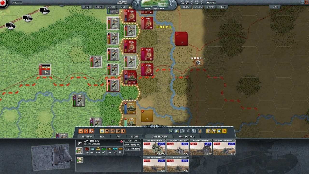 Скриншот-2 из игры Decisive Campaigns: Barbarossa