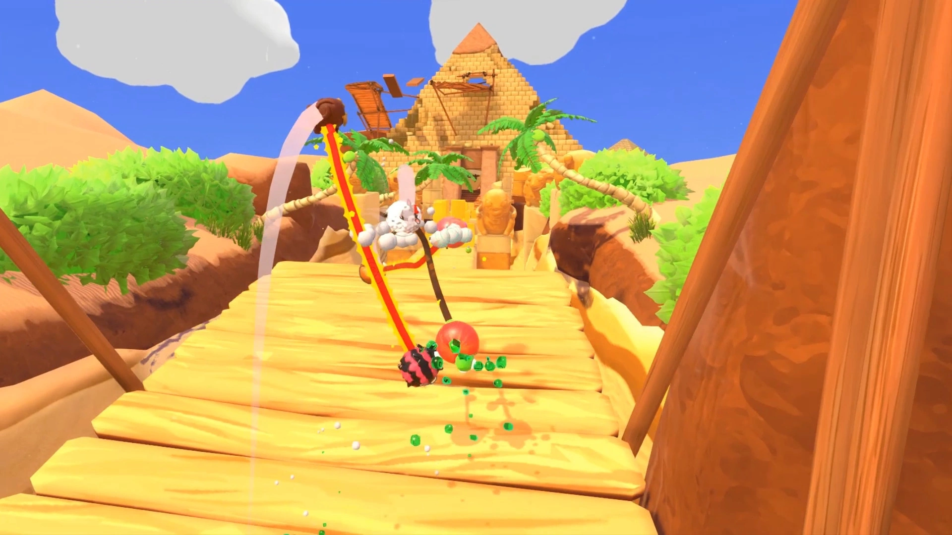 Скриншот-1 из игры Fling To The Finish