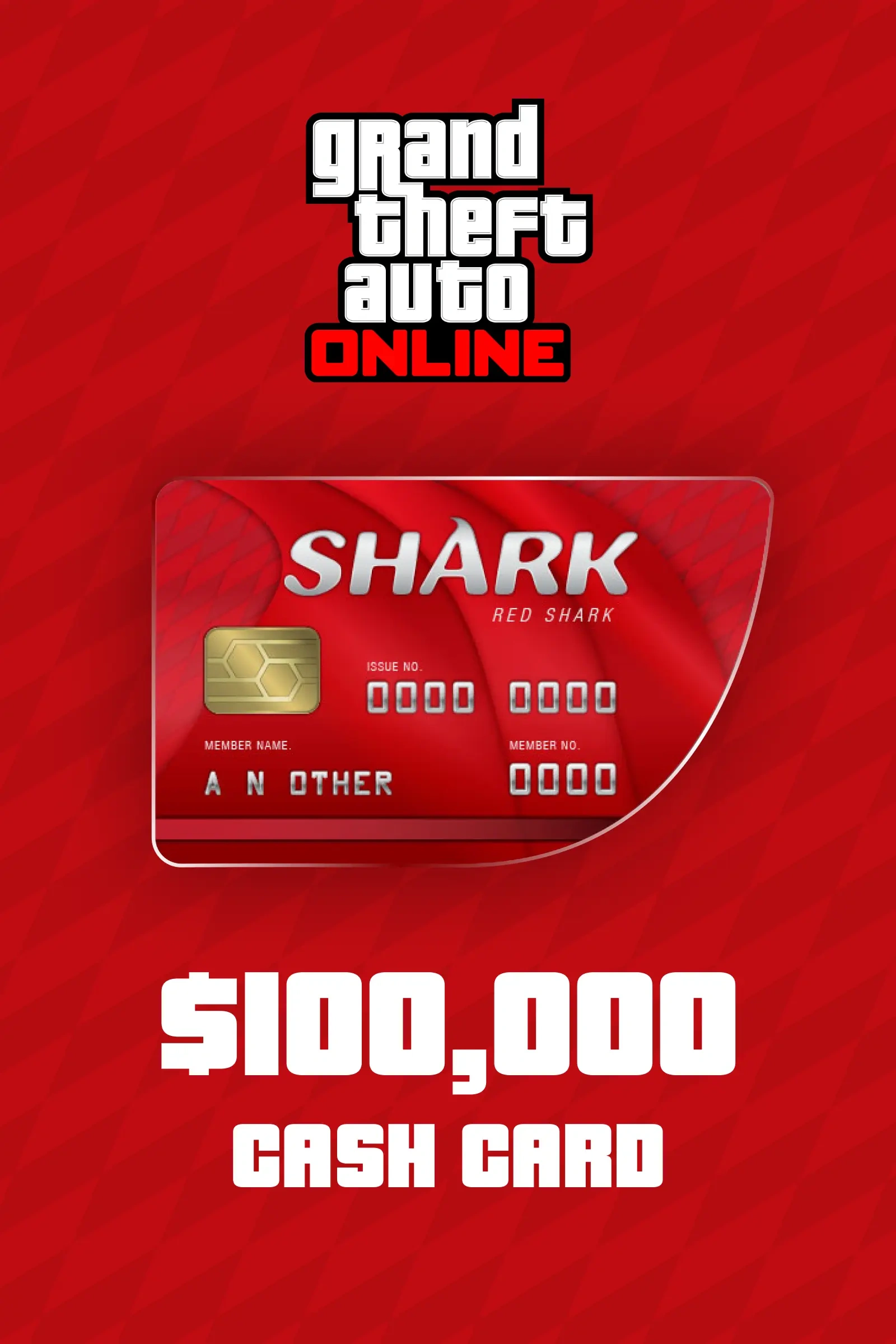 Картинка Red Shark Cash Card на 100.000 $ GTA