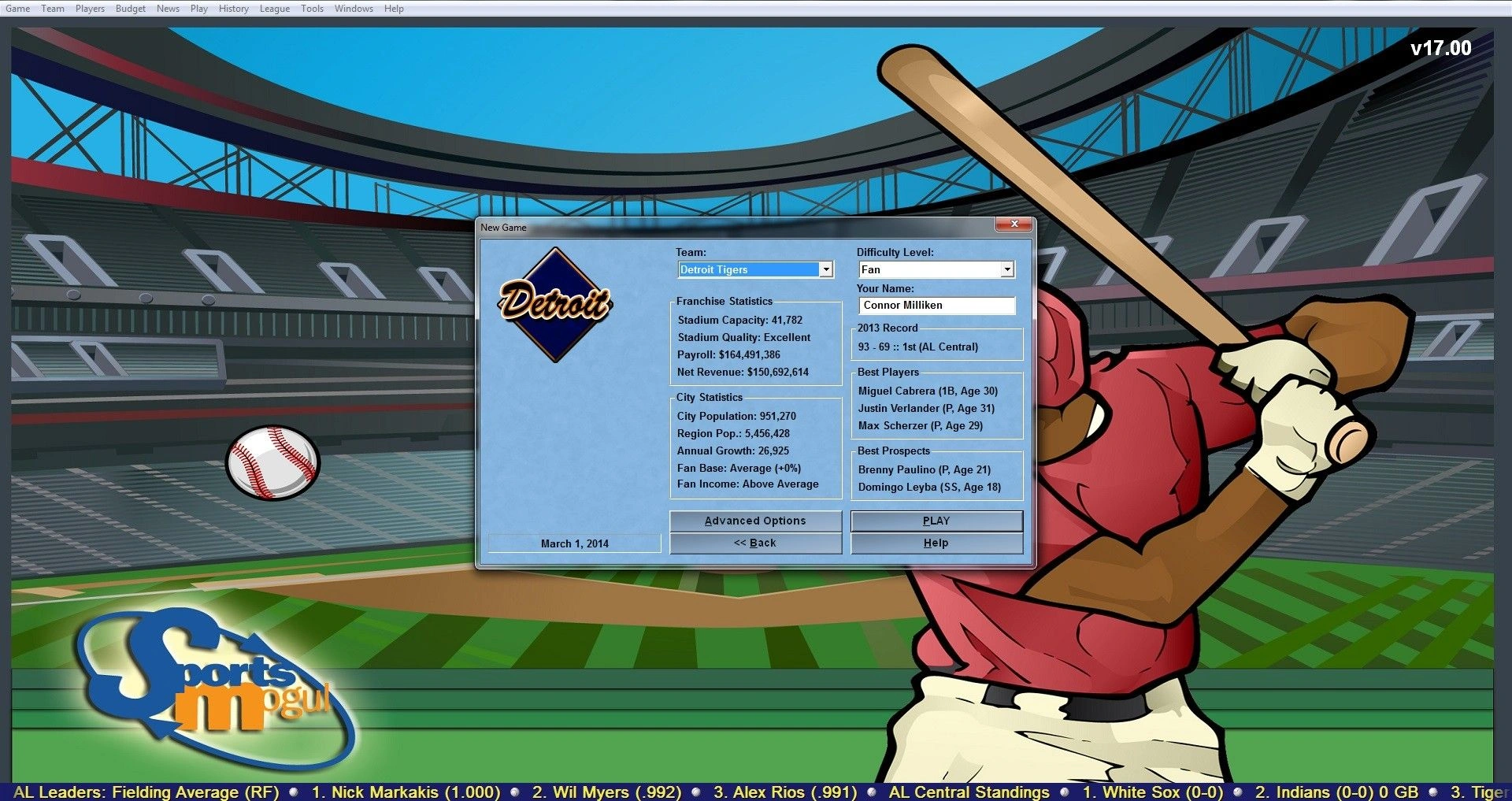 Скриншот-5 из игры Baseball Mogul 2015