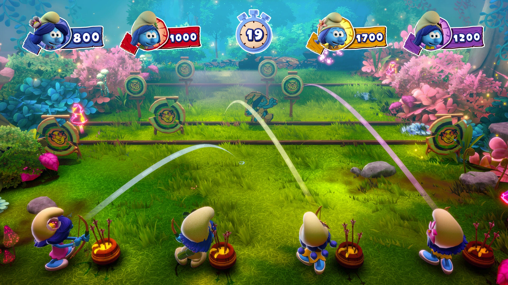 Скриншот-4 из игры The Smurfs - Village Party для XBOX