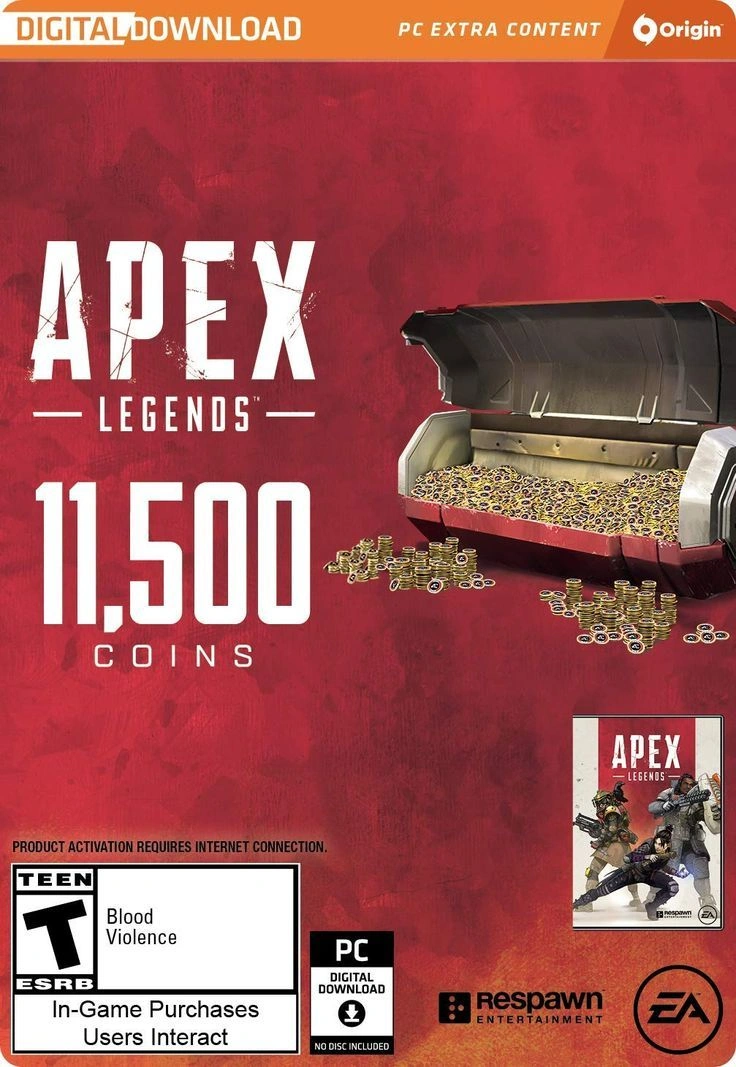 Картинка APEX LEGENDS - 11500 COINS VIRTUAL CURRENCY