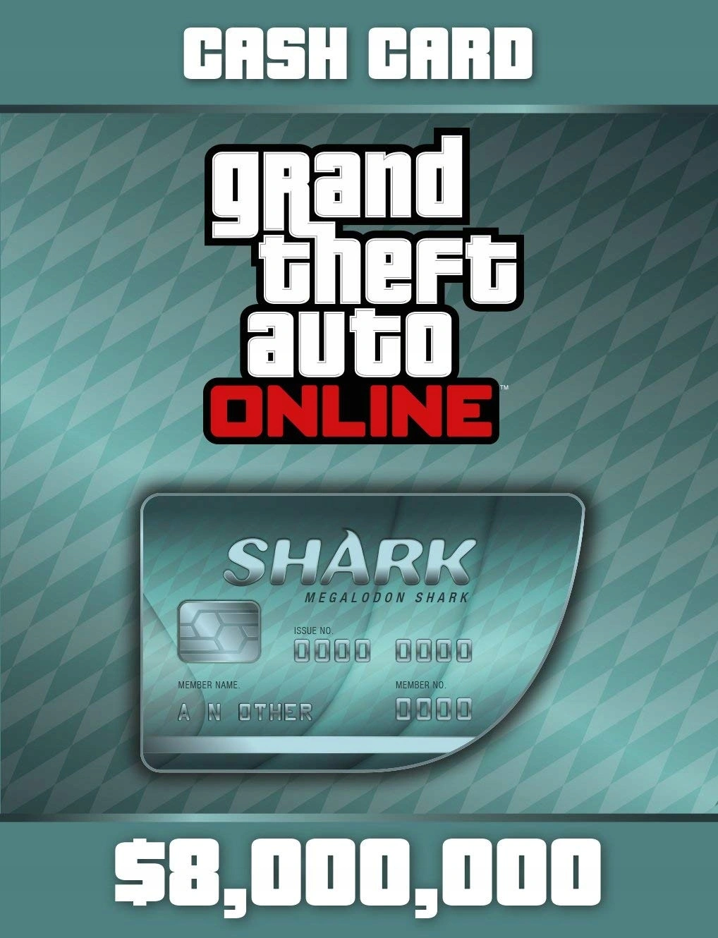 Megalodon Shark Cash Card на 8.000.000 $ GTA Megalodon Shark Cash Card на 8.000.000 $ GTA