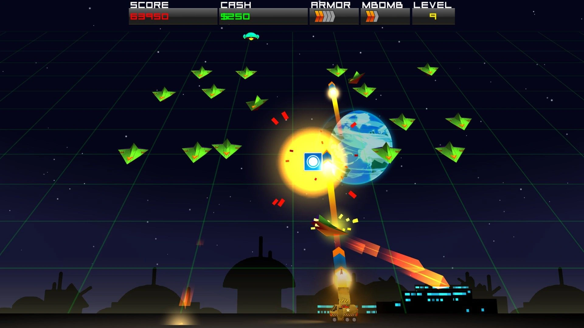 Скриншот-6 из игры Cosmic Rocket Defender