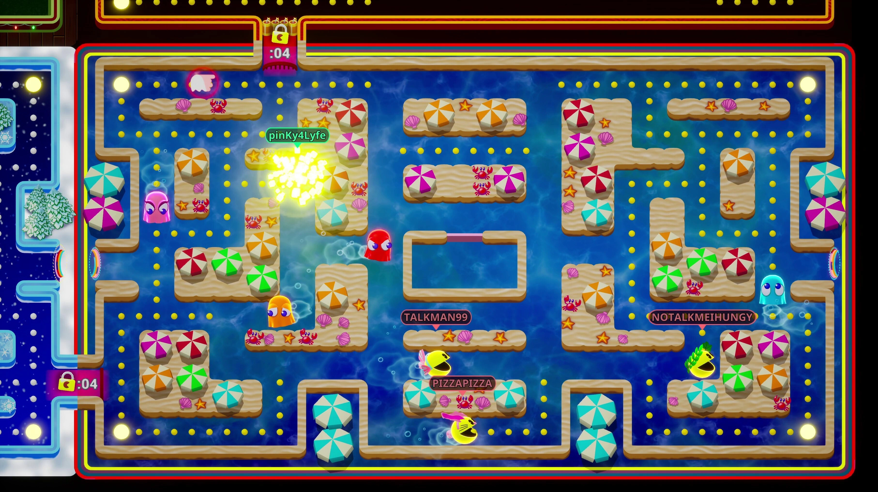 Скриншот-3 из игры PAC-MAN Mega Tunnel Battle: Chomp Champs для XBOX