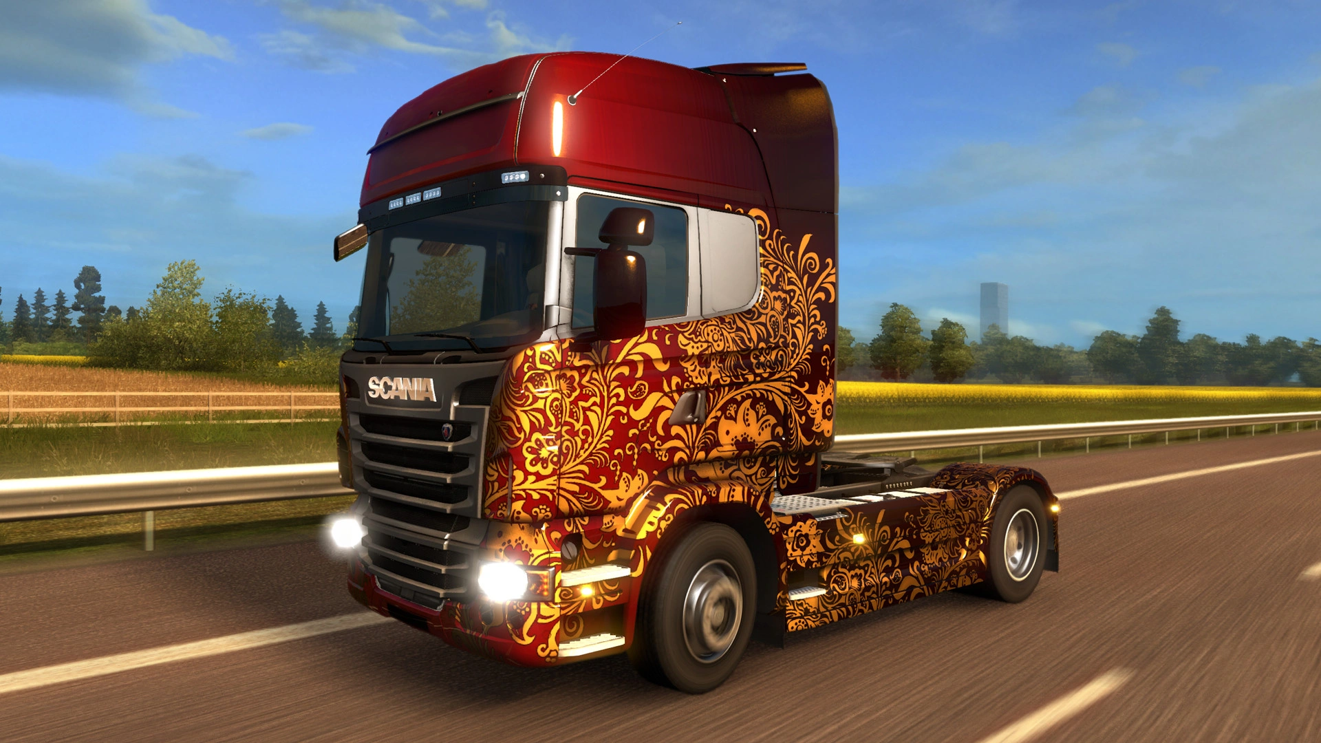 Скриншот-7 из игры Euro Truck Simulator 2 — Russian Paint Jobs Pack