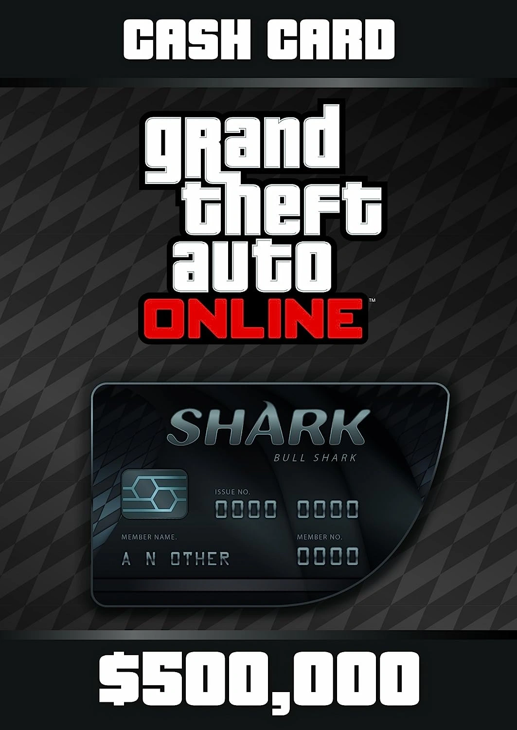 Картинка Bull Shark Cash Card на 500.000 $ GTA