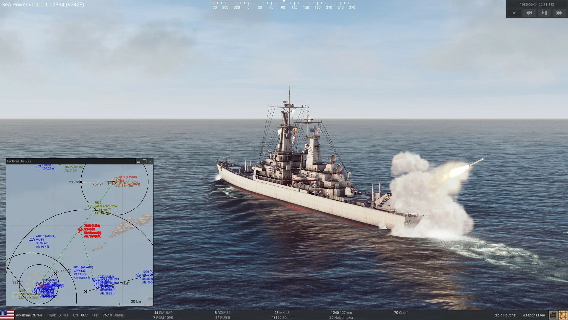 Скриншот-5 из игры Sea Power : Naval Combat in the Missile Age