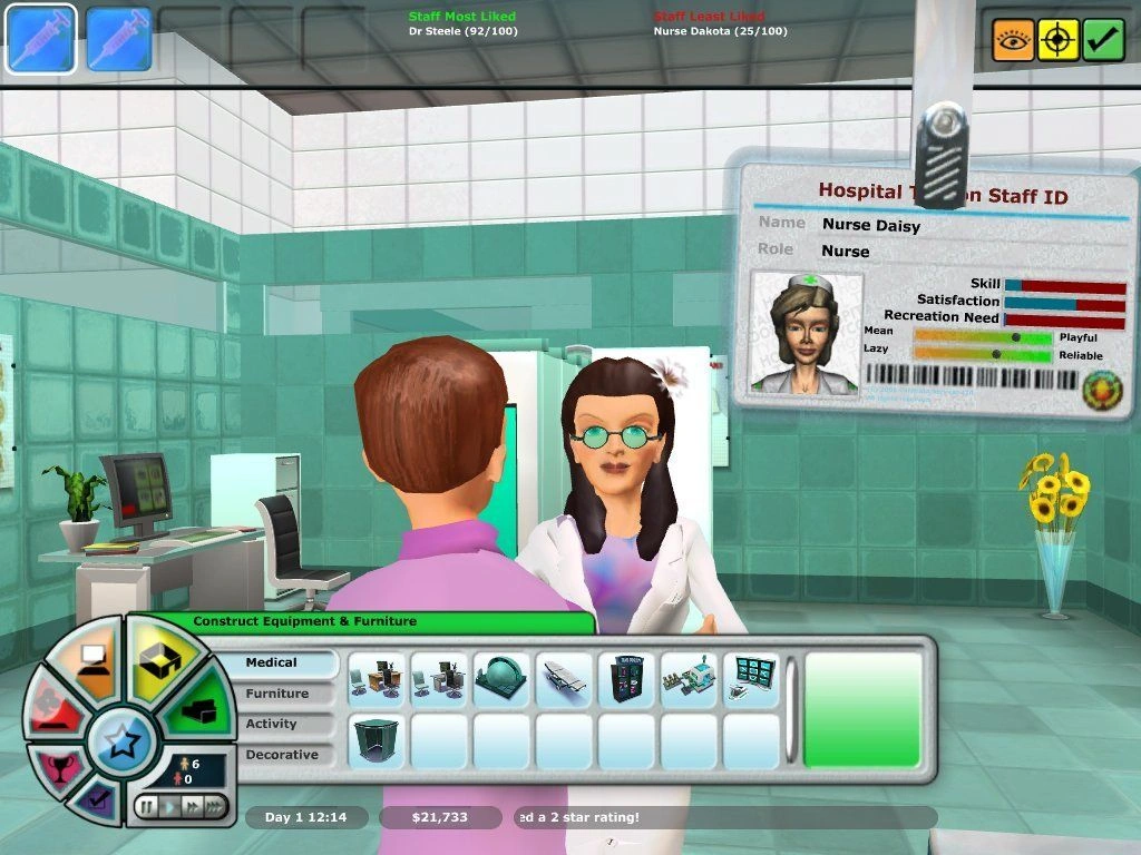 Скриншот-7 из игры Hospital Tycoon