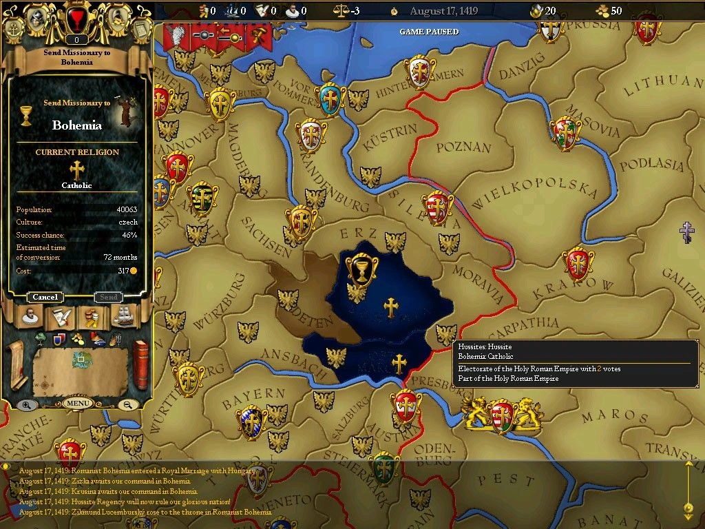 Скриншот-11 из игры For The Glory: A Europa Universalis Game