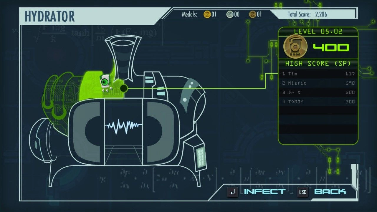 Скриншот-10 из игры A Virus Named Tom