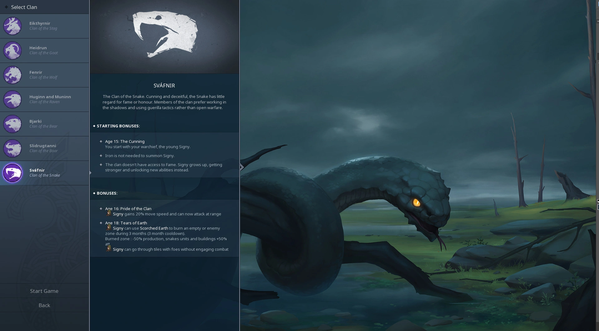 Скриншот-11 из игры Northgard — Sváfnir, Clan Of The Snake