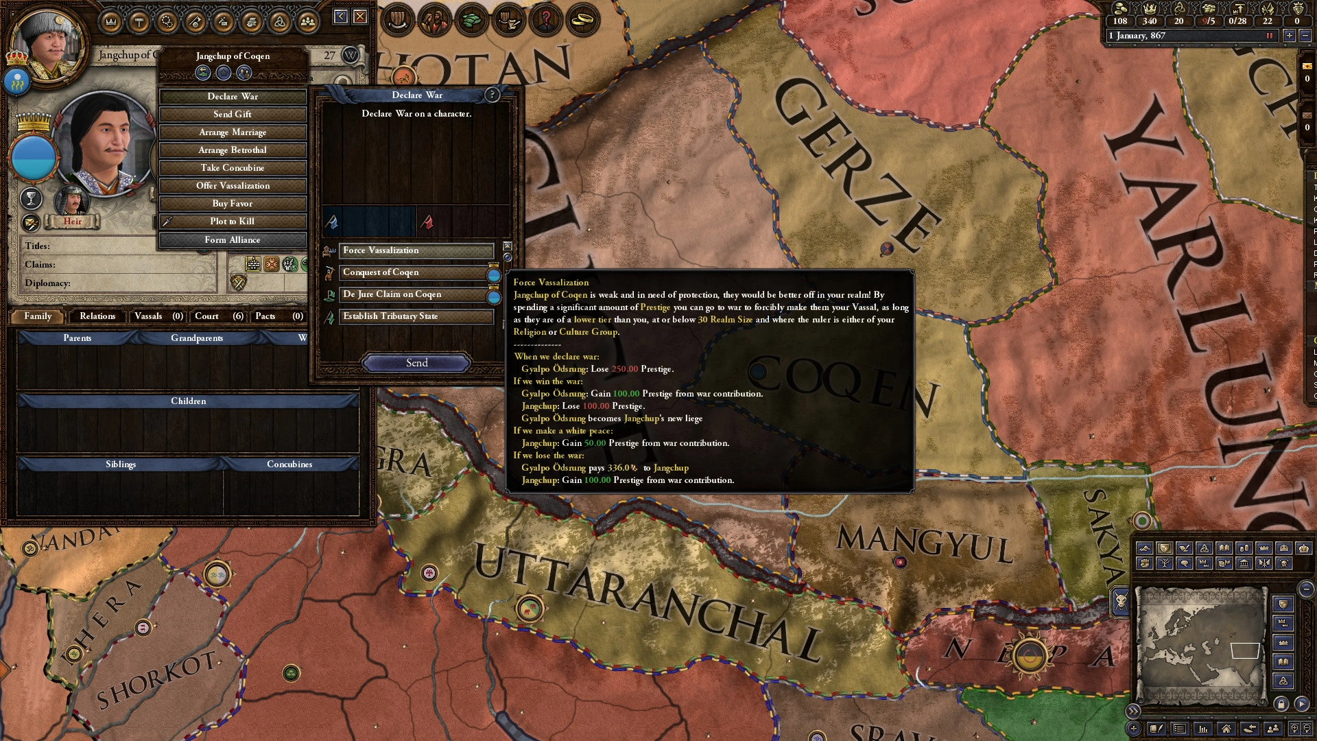Скриншот-5 из игры Crusader Kings II: Jade Dragon