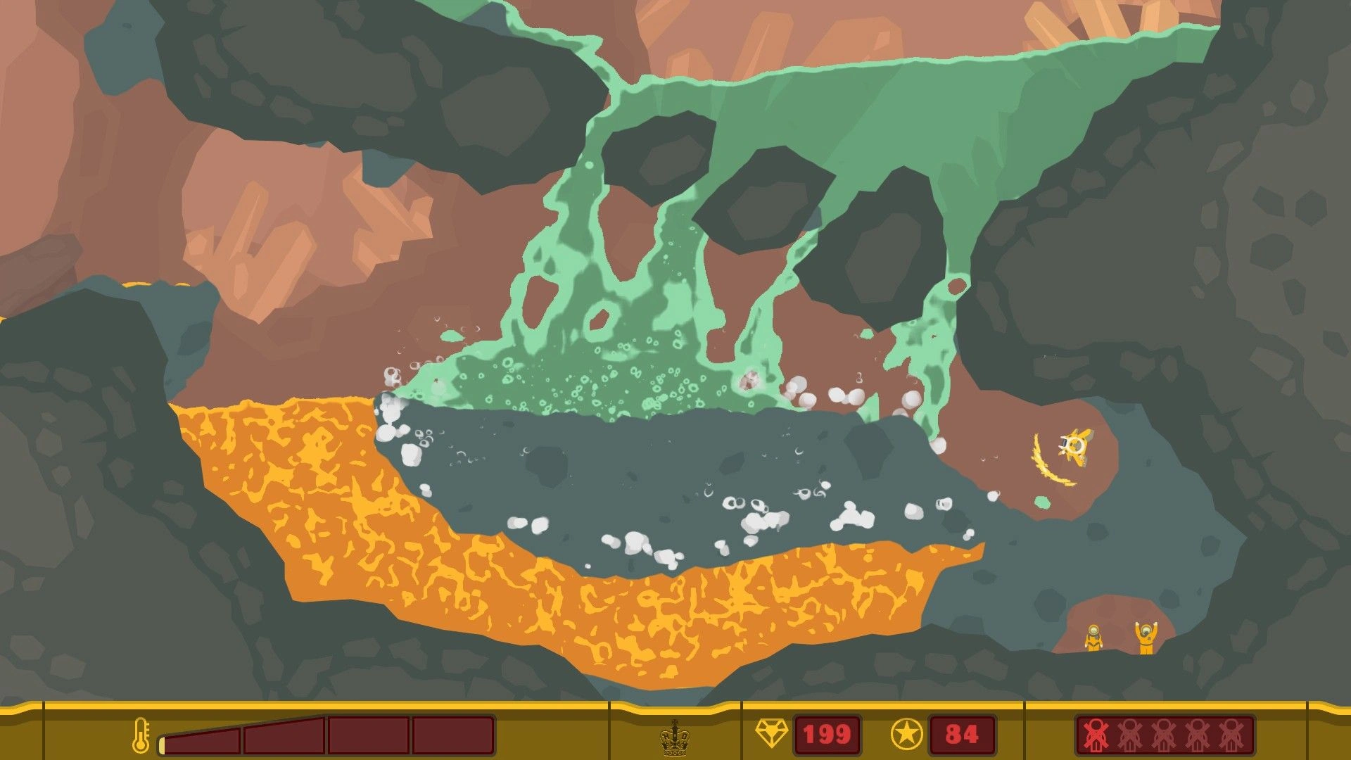 Скриншот-14 из игры PixelJunk Shooter