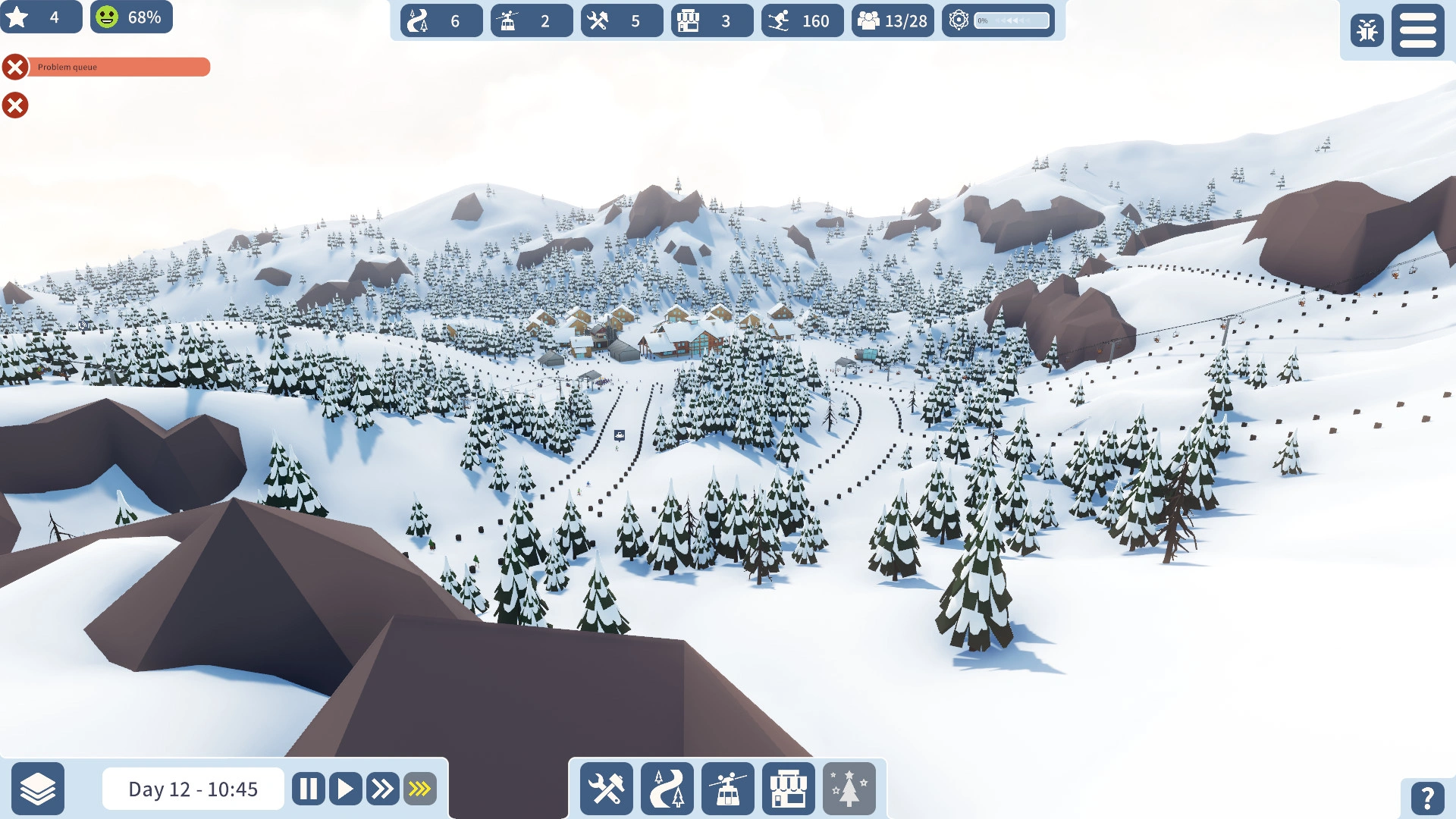 Скриншот-0 из игры Snowtopia: Ski Resort Builder