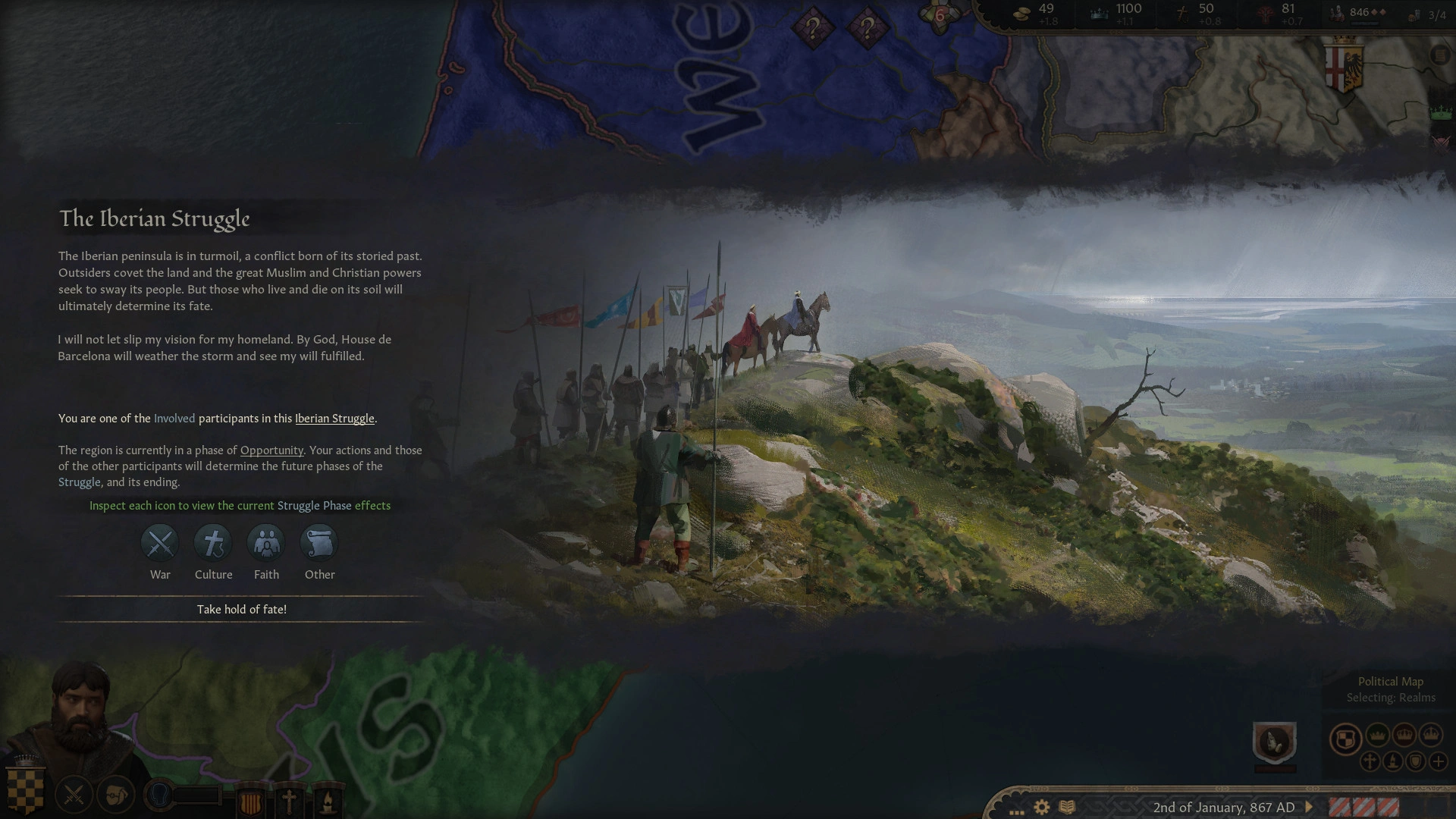 Скриншот-4 из игры Crusader Kings III: Fate of Iberia
