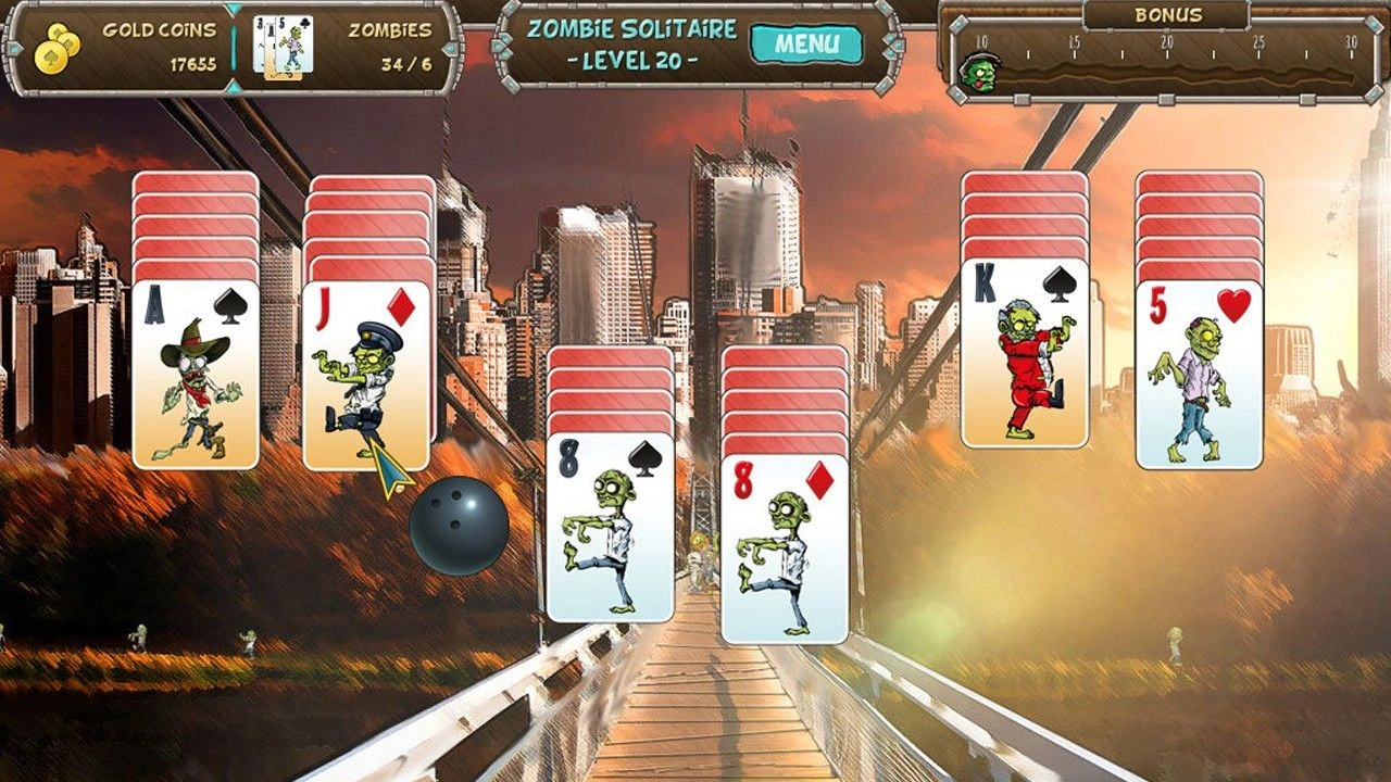 Скриншот-2 из игры Zombie Solitaire