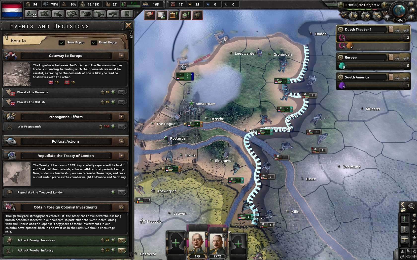 Скриншот-14 из игры Hearts of Iron IV: Man The Guns