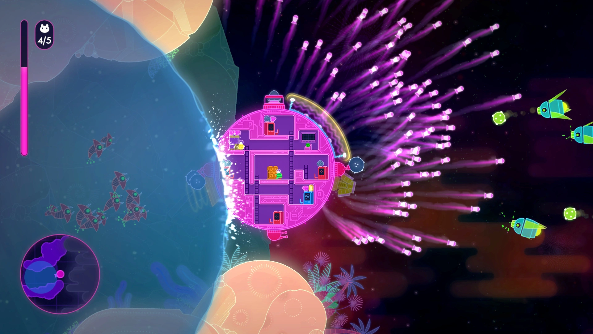 Скриншот-0 из игры Lovers in a Dangerous Spacetime для XBOX