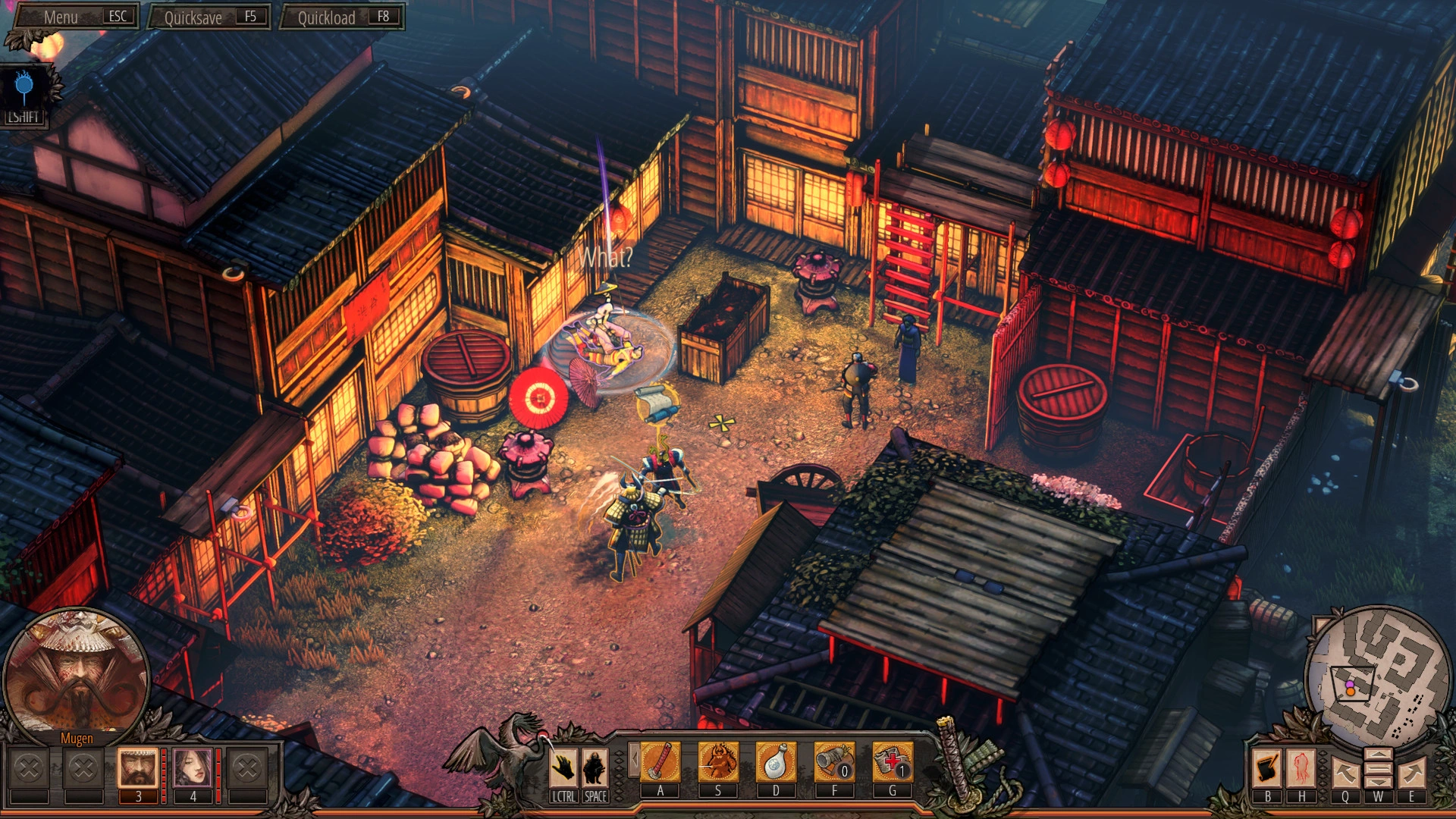Скриншот-4 из игры Shadow Tactics: Aiko's Choice