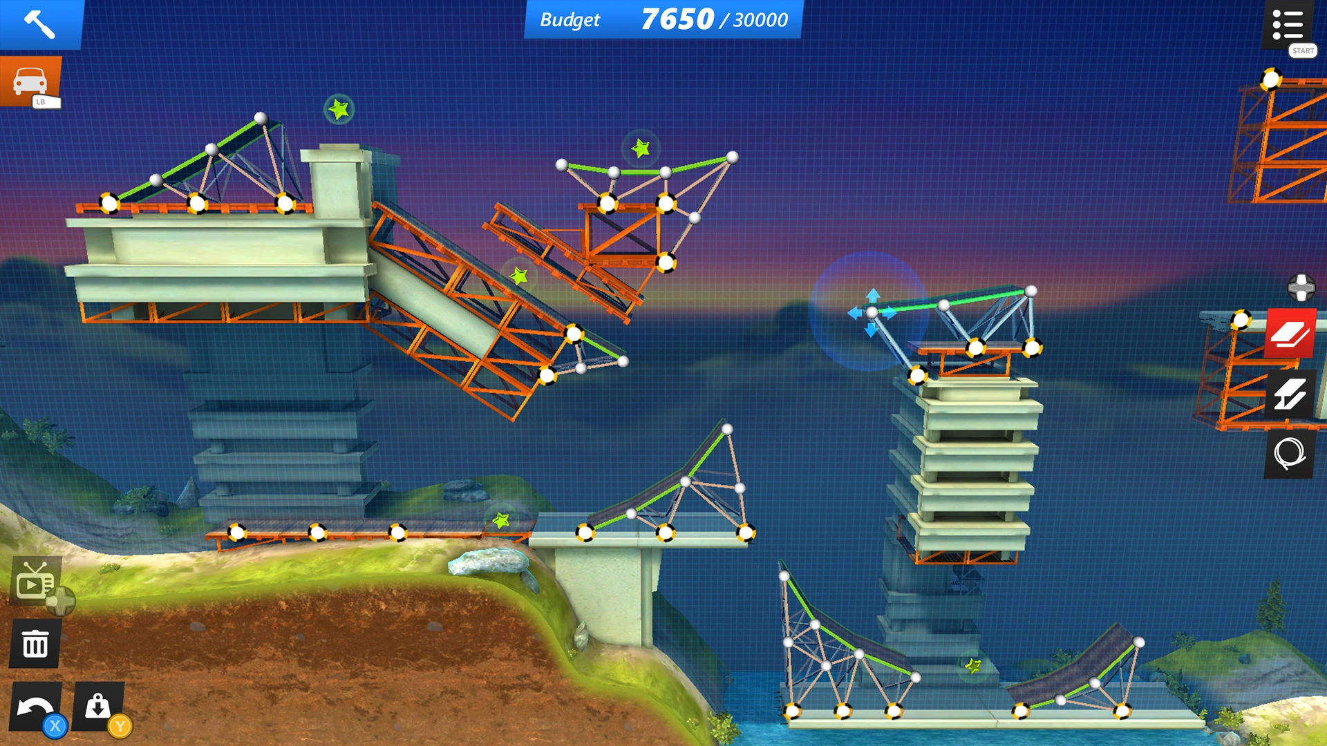 Скриншот-3 из игры Bridge Constructor Stunts