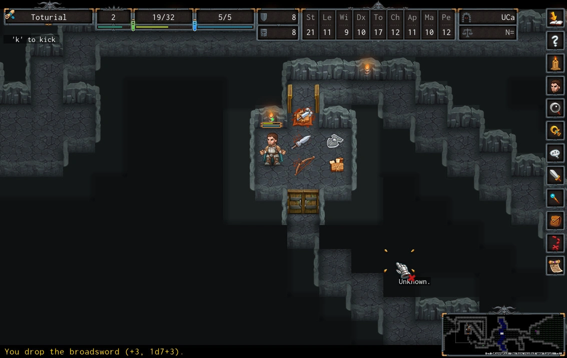 Скриншот-2 из игры ADOM (Ancient Domains of Mystery)
