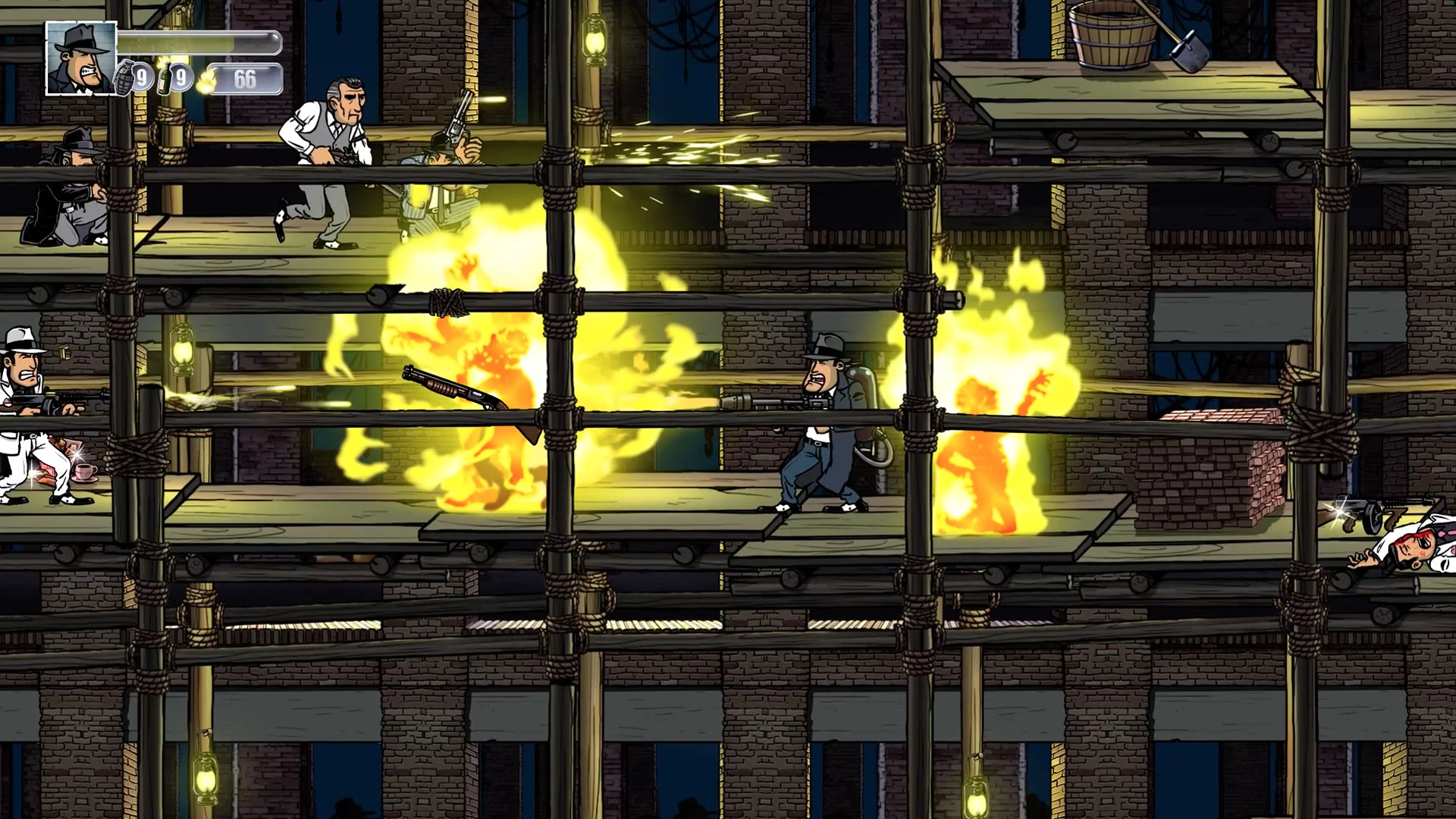 Скриншот-4 из игры Guns, Gore & Cannoli