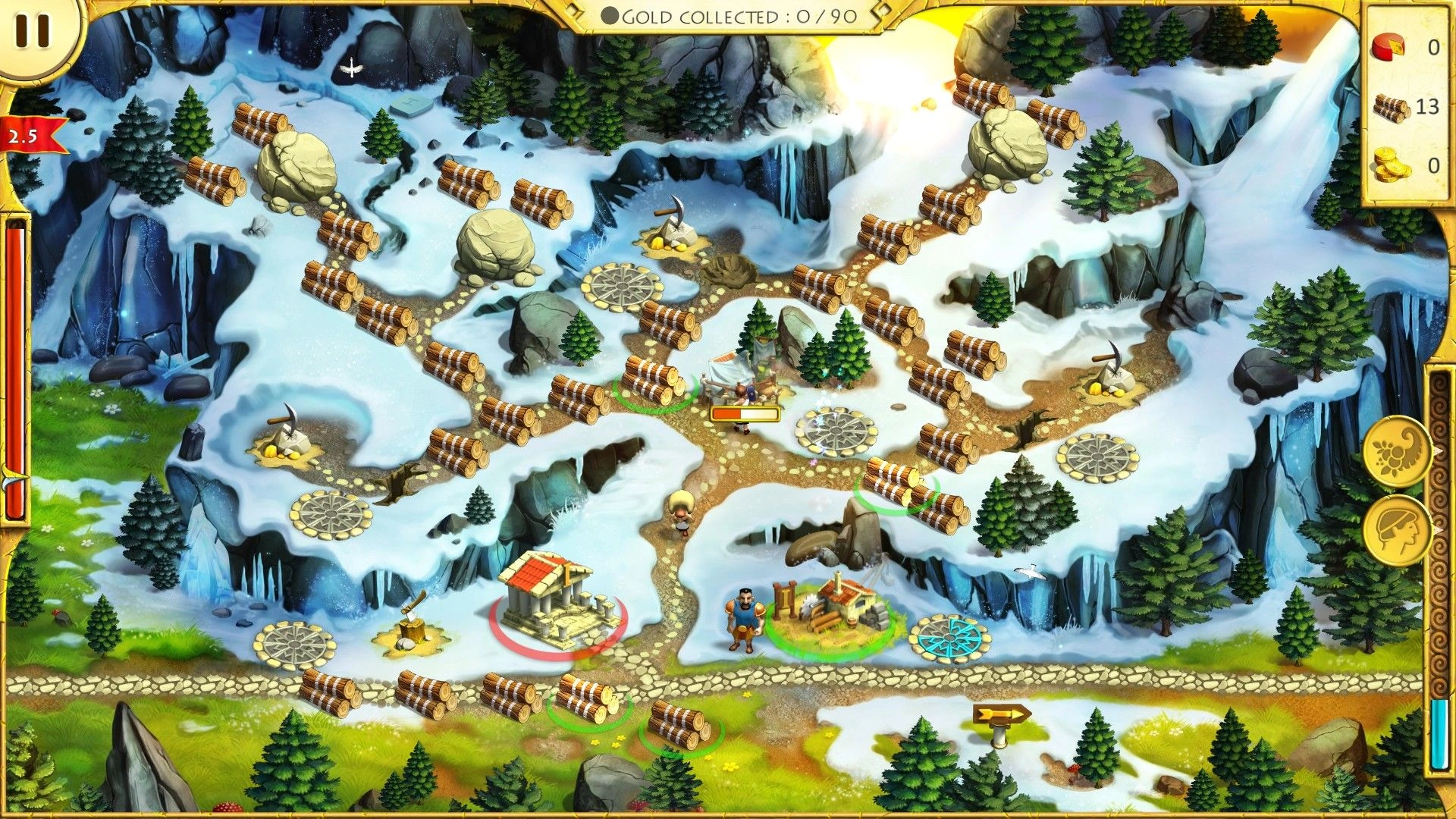 Скриншот-1 из игры 12 Labours of Hercules II: The Cretan Bull