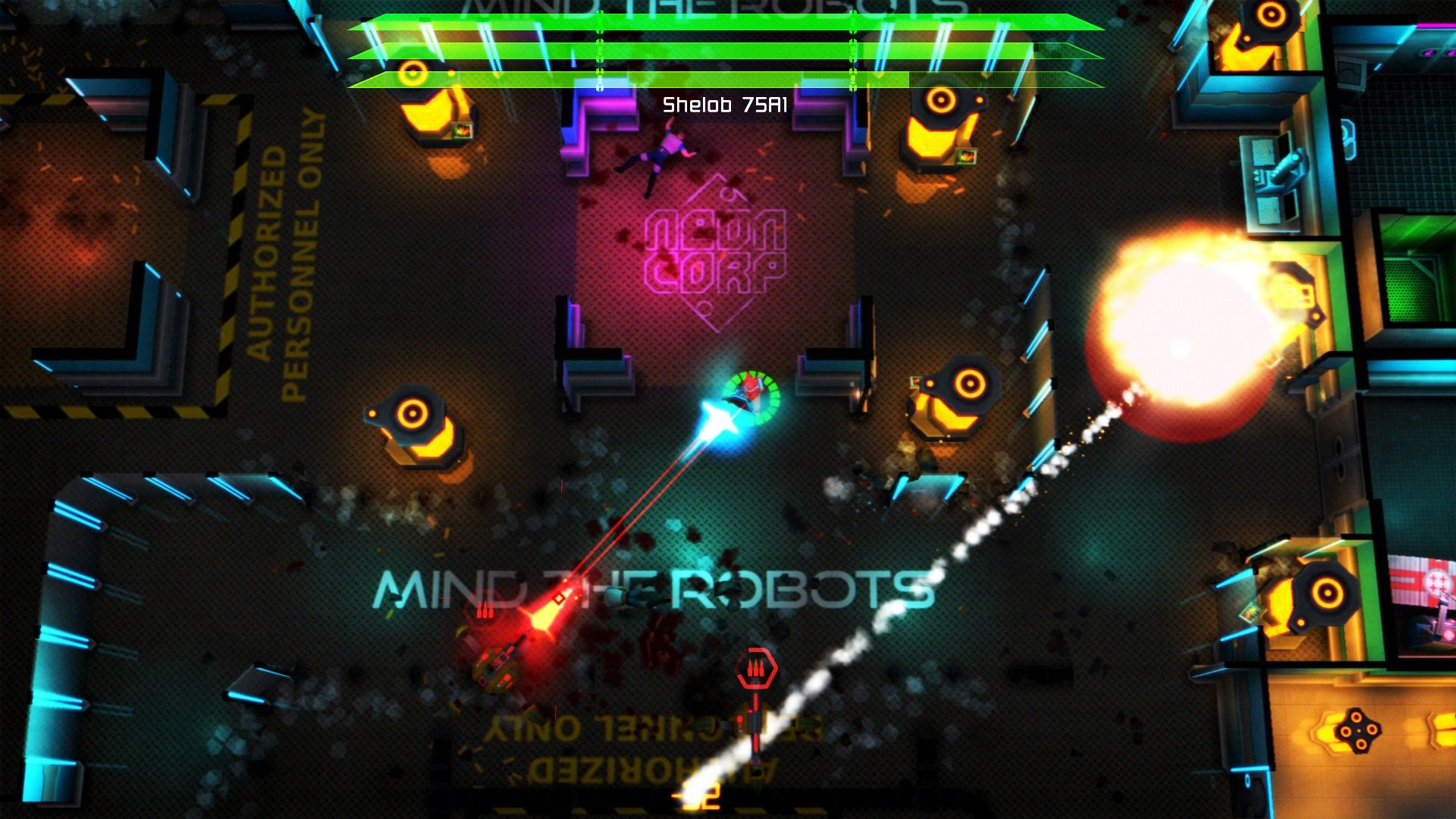 Скриншот-3 из игры Neon Chrome