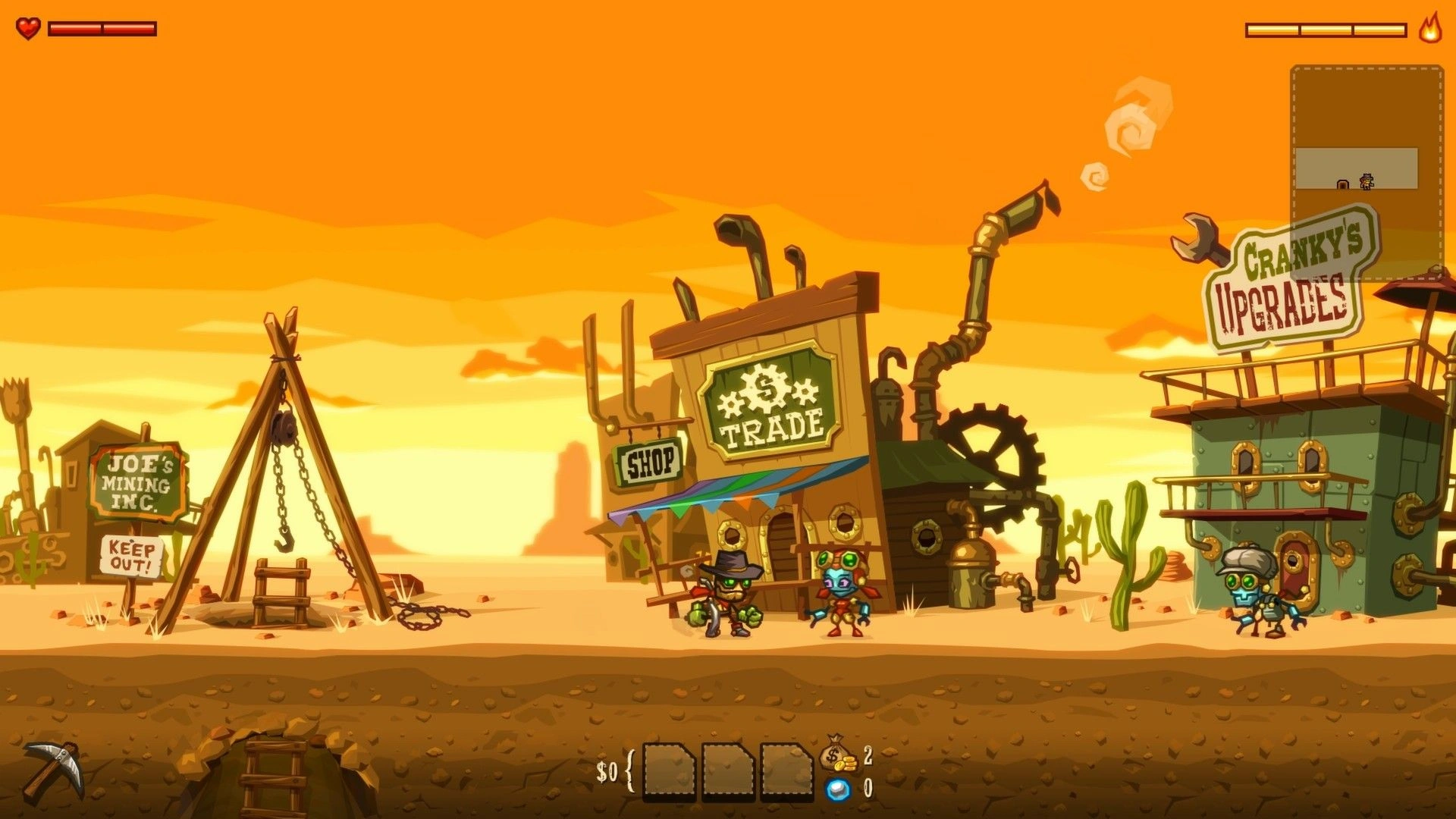 Скриншот-3 из игры SteamWorld Dig