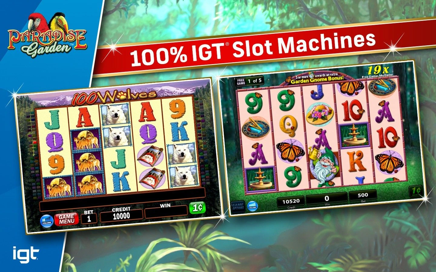 Скриншот-4 из игры IGT Slots Paradise Garden