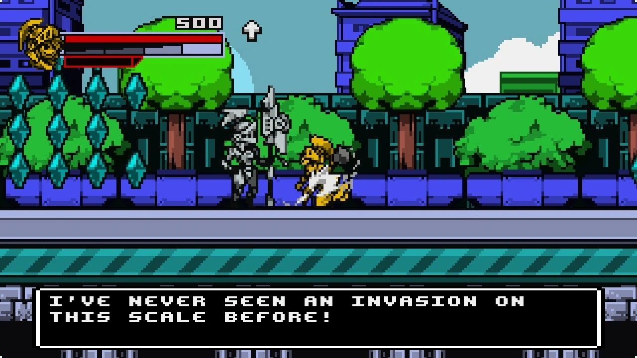 Скриншот-14 из игры The Joylancer: Legendary Motor Knight