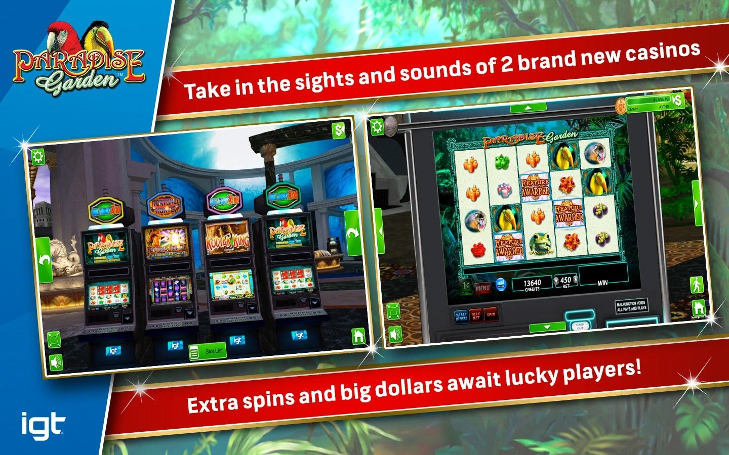 Скриншот-6 из игры IGT Slots Paradise Garden