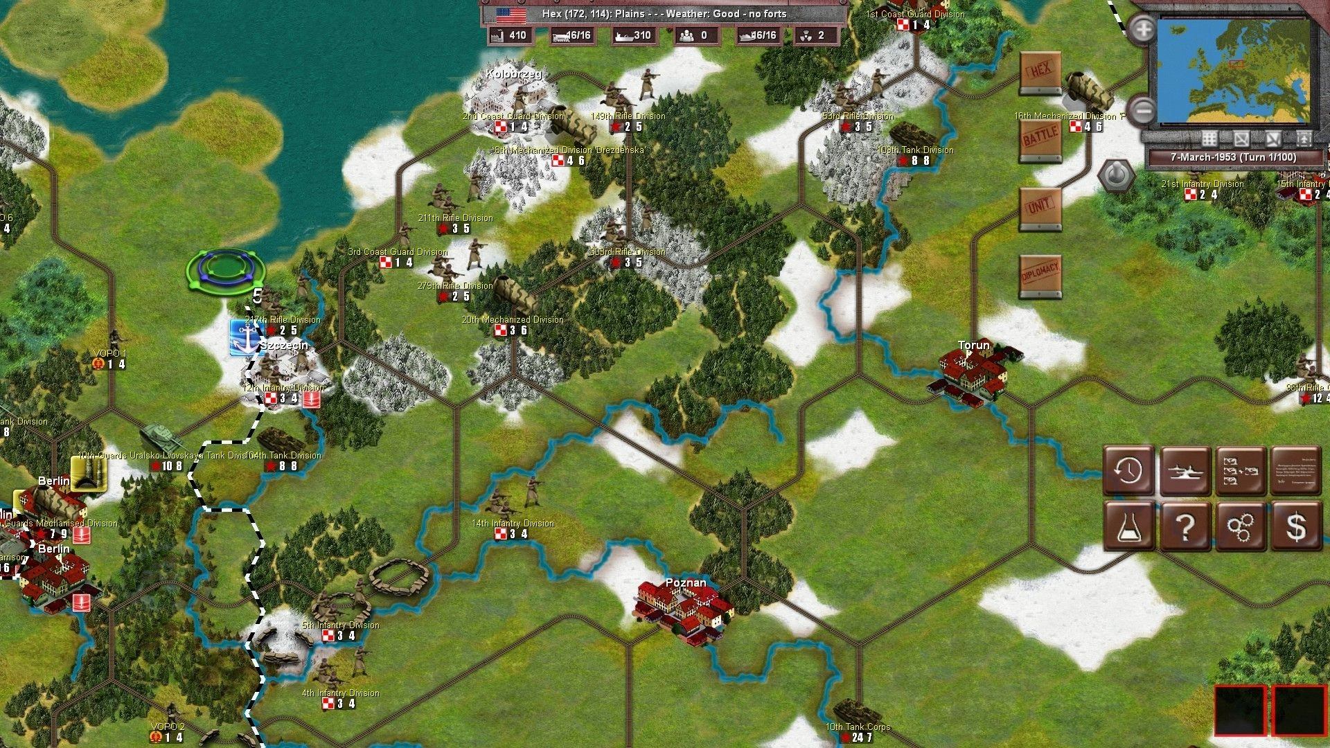 Скриншот-2 из игры 1953: NATO vs Warsaw Pact