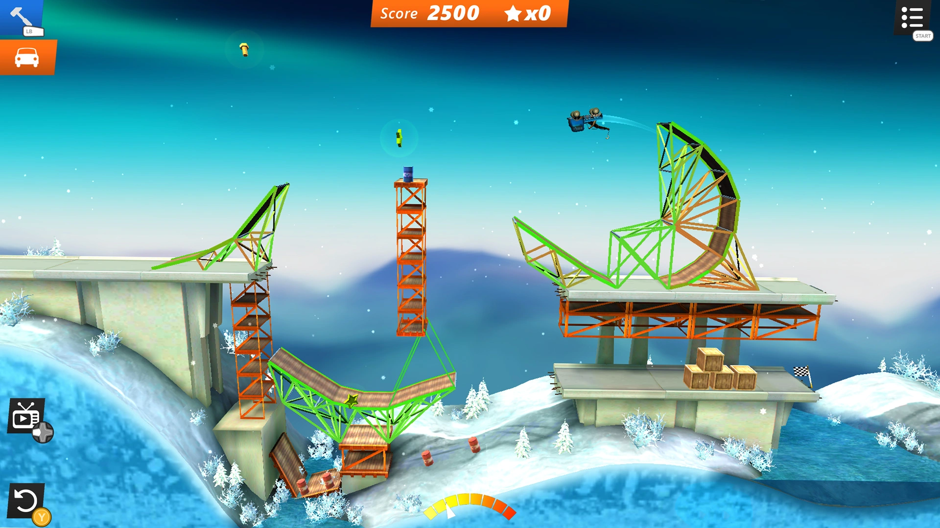 Скриншот-4 из игры Bridge Constructor Stunts для XBOX