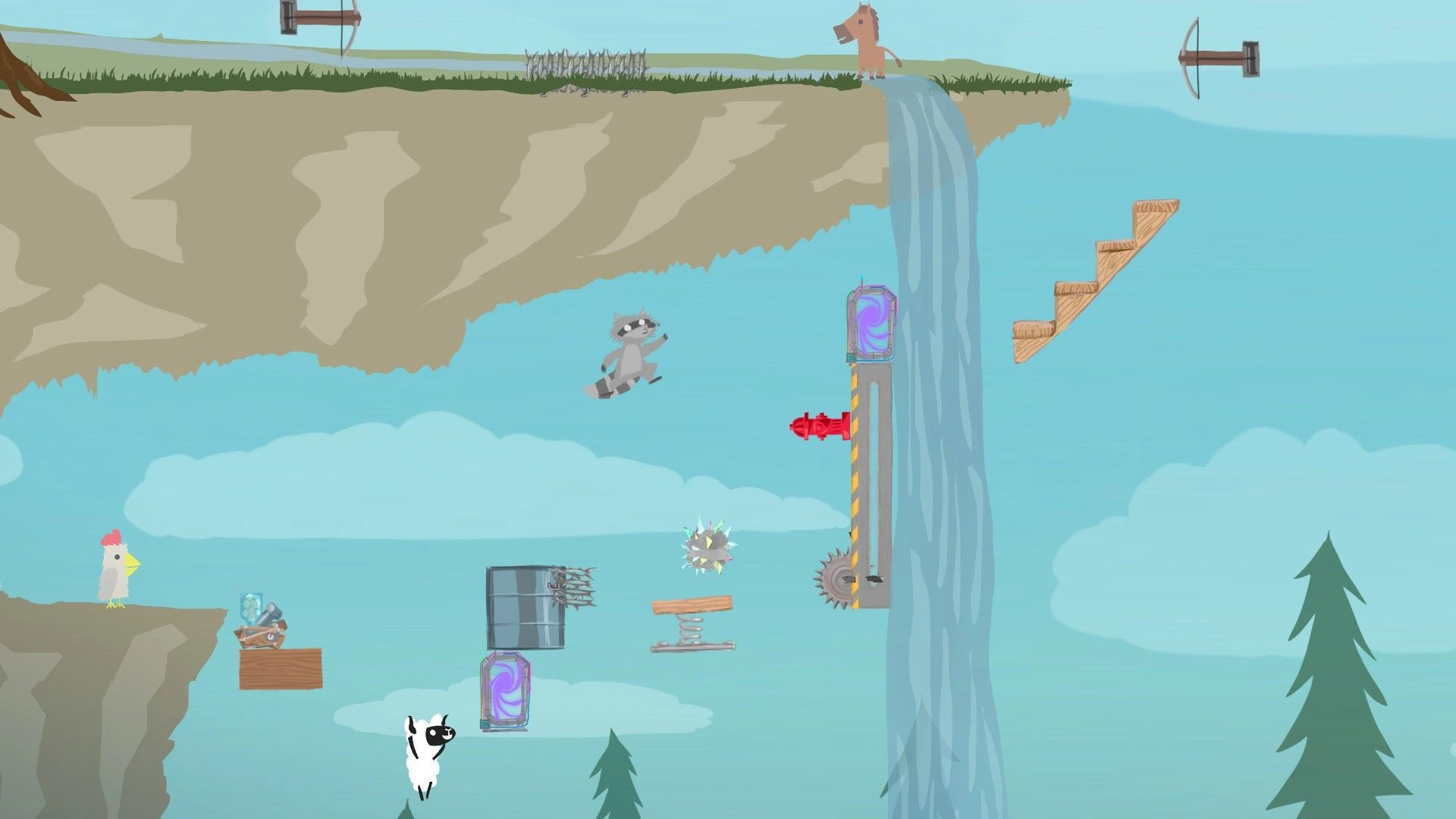 Скриншот-5 из игры Ultimate Chicken Horse