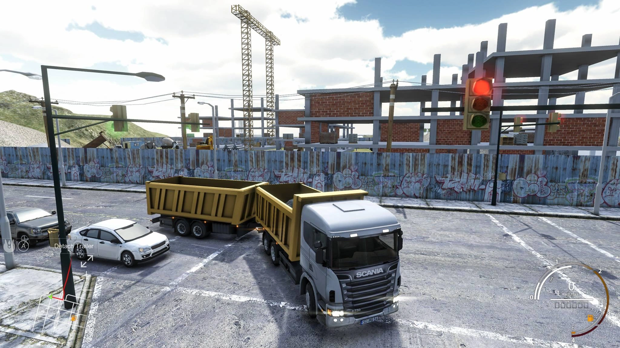 Скриншот-4 из игры Truck and Logistics Simulator для PS