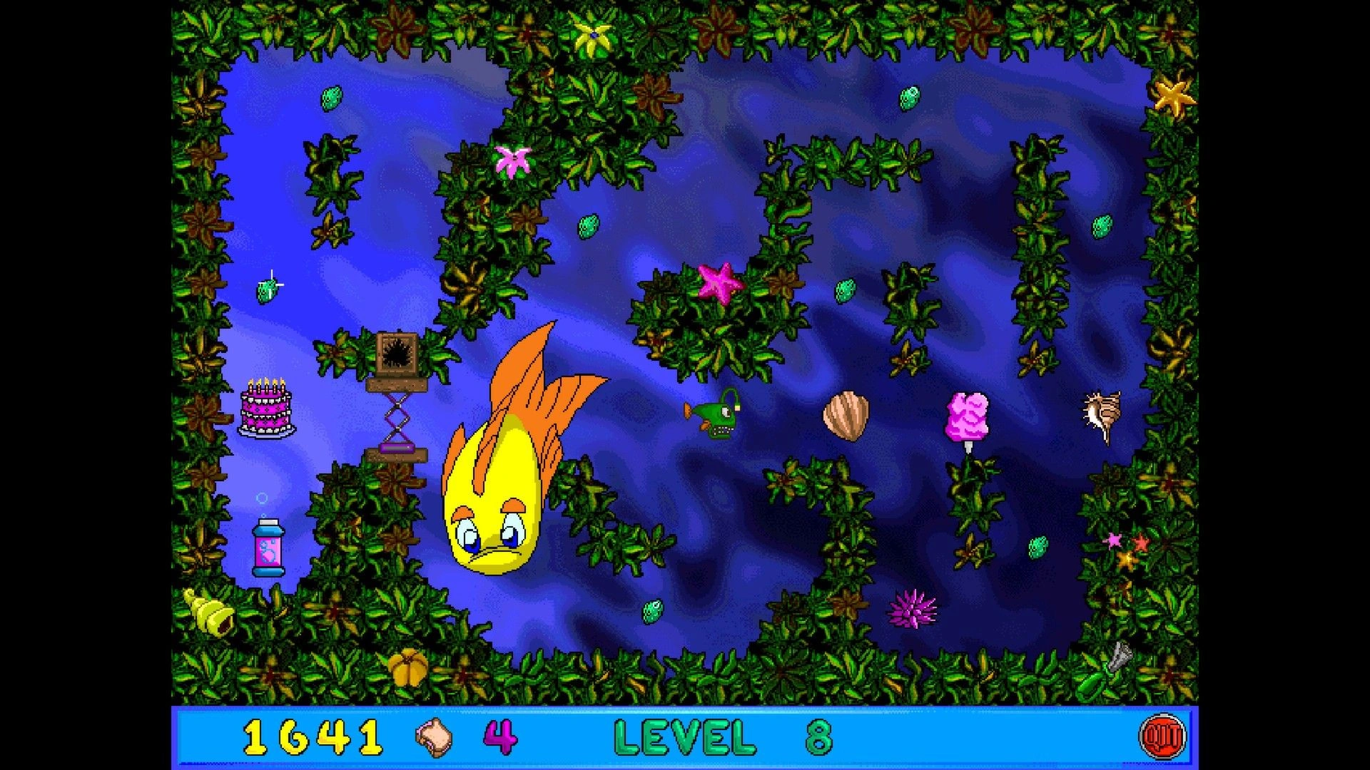 Скриншот-5 из игры Freddi Fish And Luther's Maze Madness