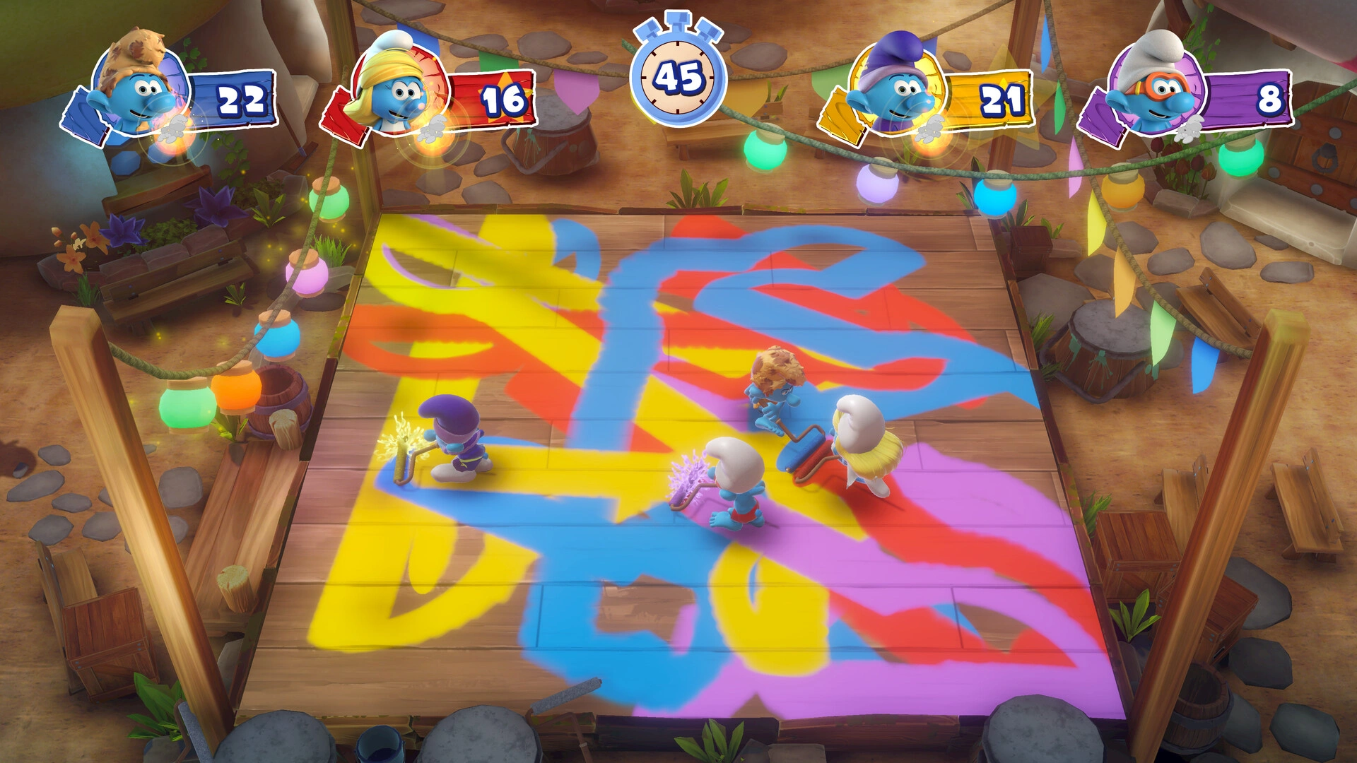 Скриншот-3 из игры The Smurfs - Village Party для XBOX