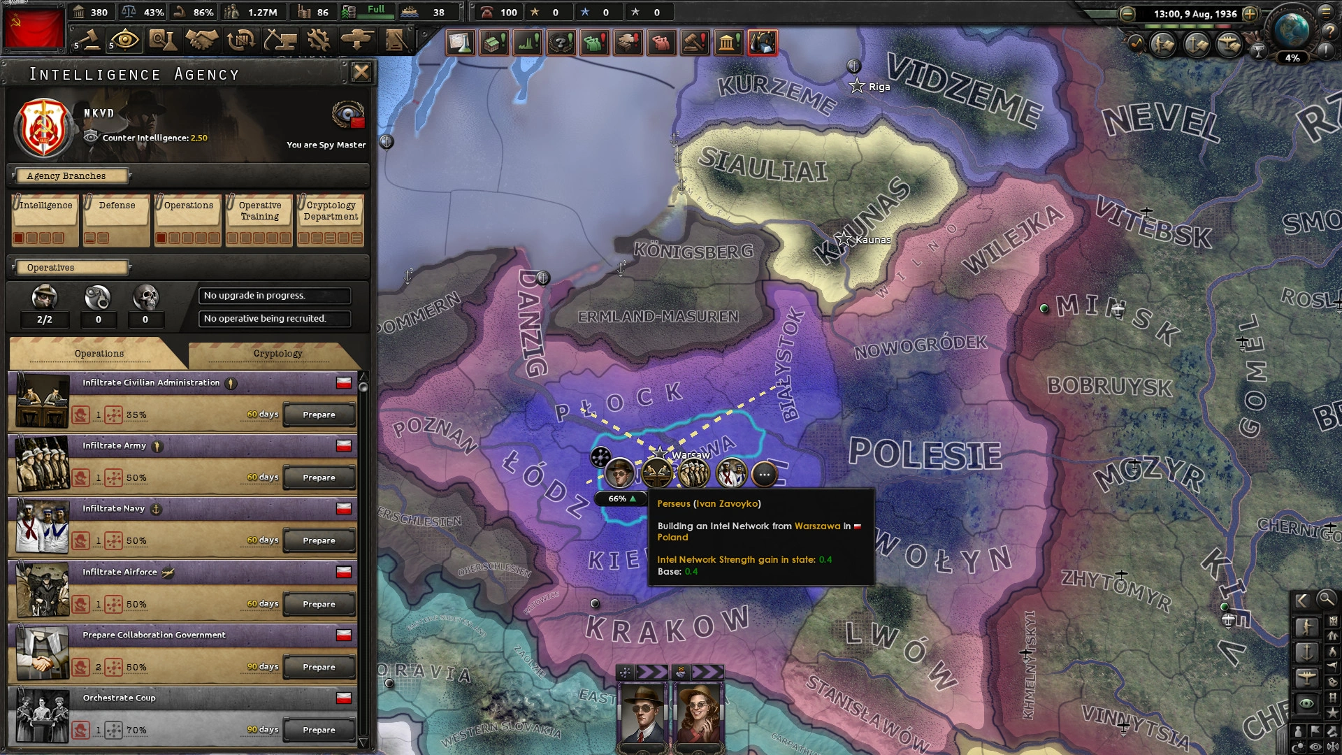 Скриншот-9 из игры Hearts of Iron IV: La Résistance