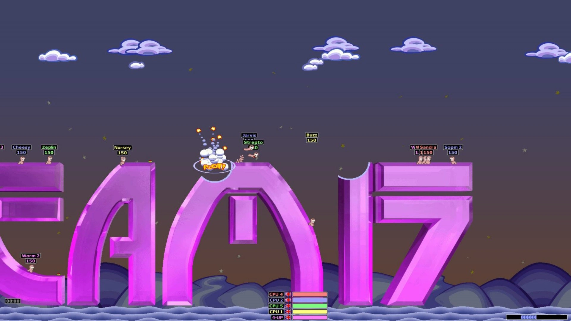 Скриншот-3 из игры Worms Armageddon