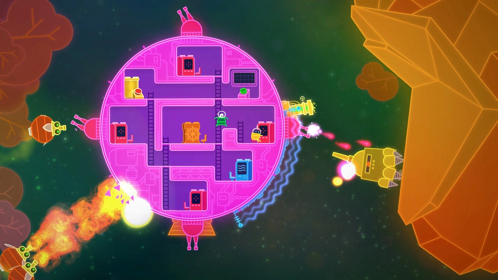 Скриншот-4 из игры Lovers in a Dangerous Spacetime для XBOX