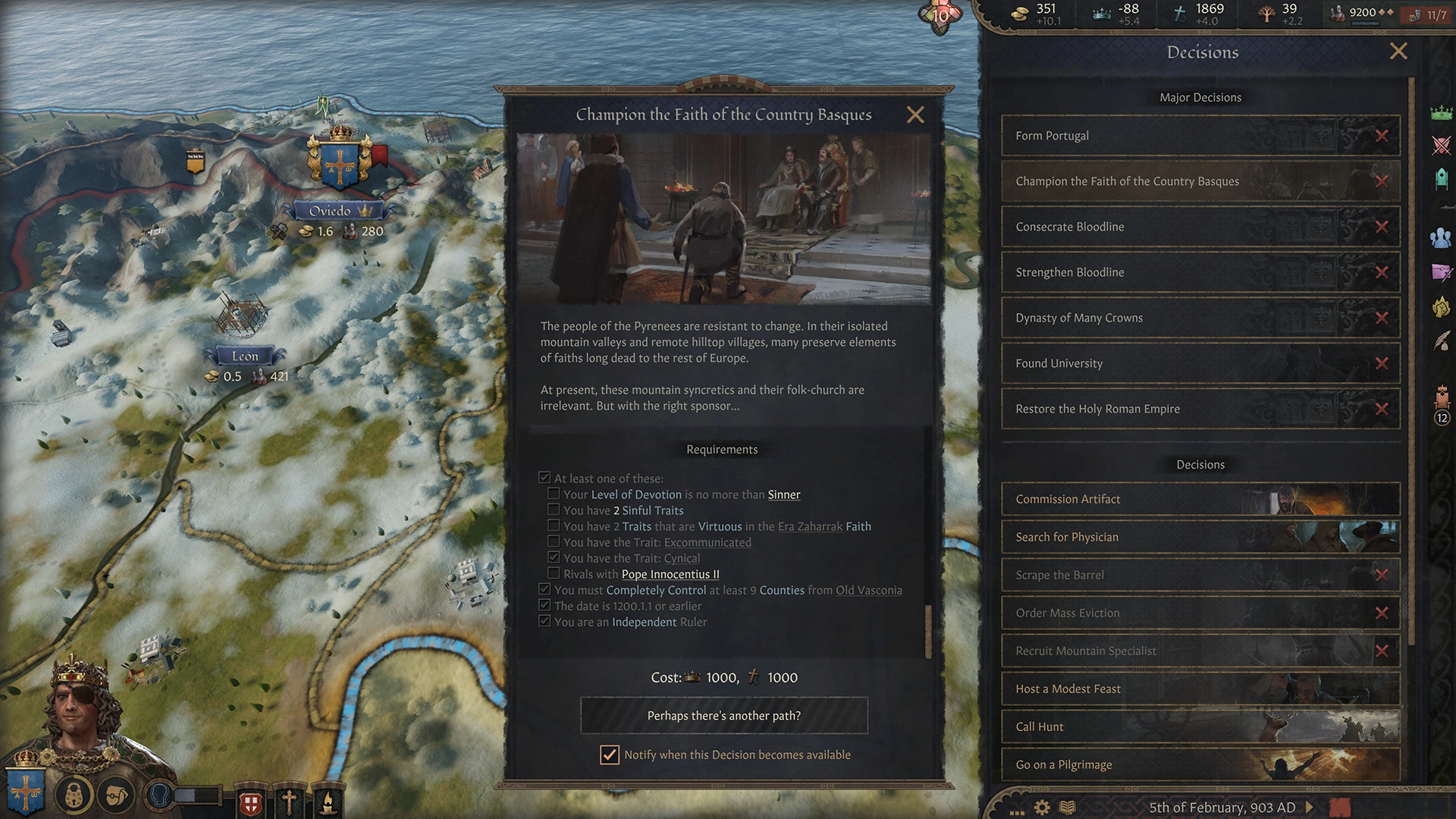 Скриншот-9 из игры Crusader Kings III: Fate of Iberia
