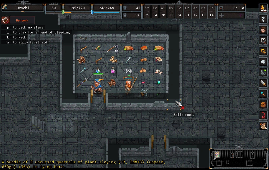 Скриншот-18 из игры ADOM (Ancient Domains of Mystery)