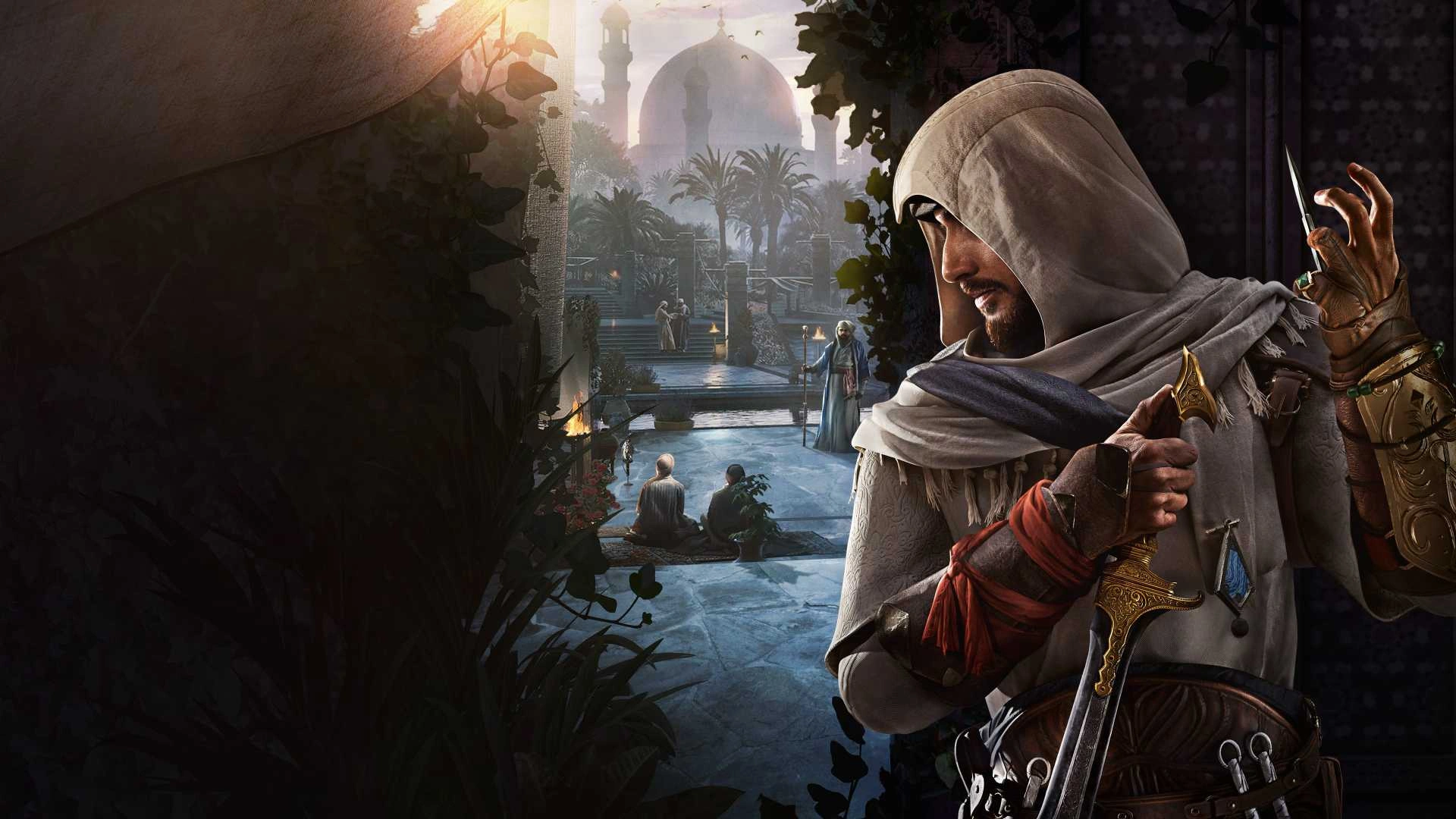 Постер игры Assassin's Creed Mirage – Deluxe Edition для ХВОХ Постер игры Assassin's Creed Mirage – Deluxe Edition для ХВОХ
