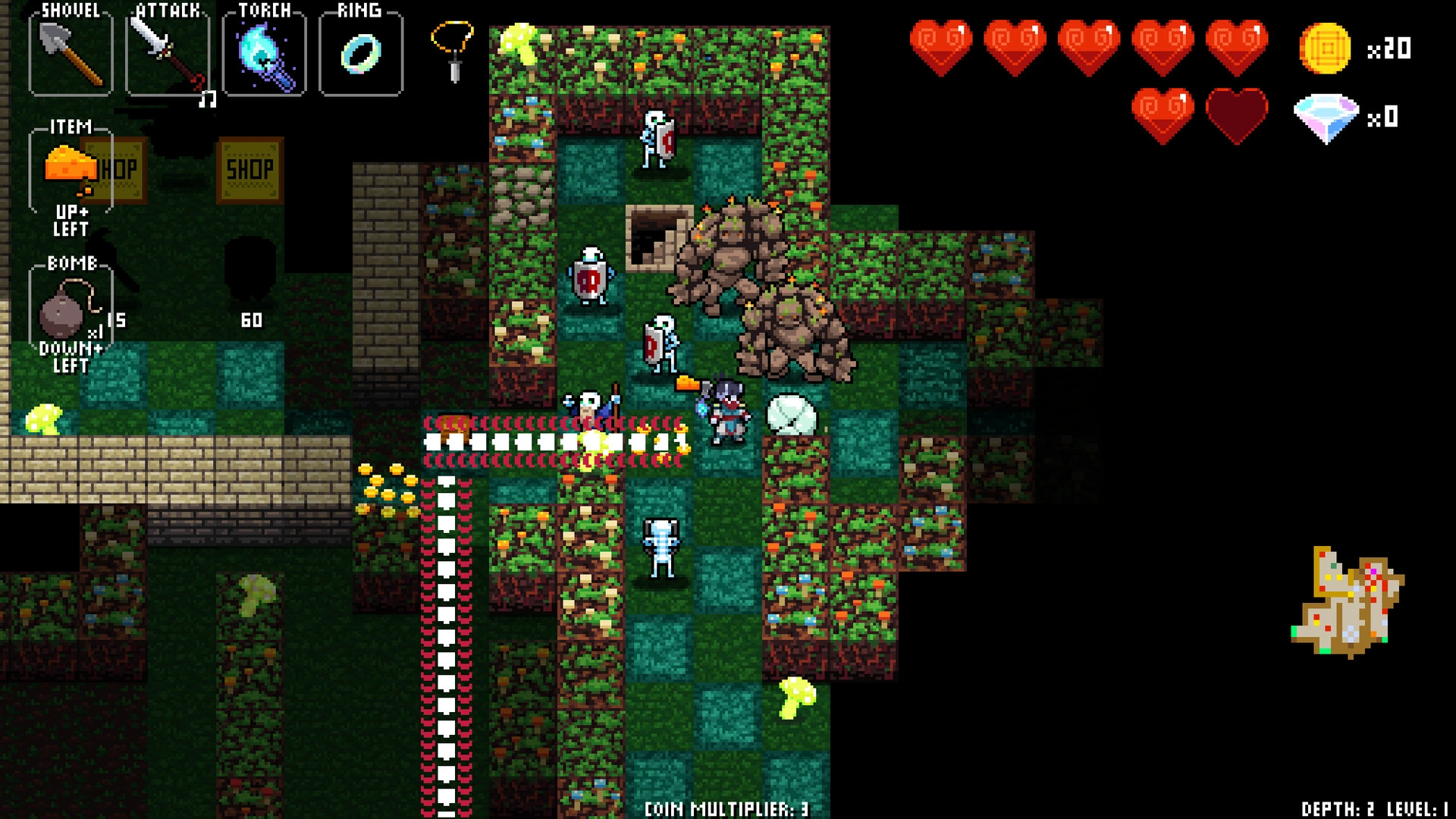 Скриншот-4 из игры Crypt of the NecroDancer: SYNCHRONY