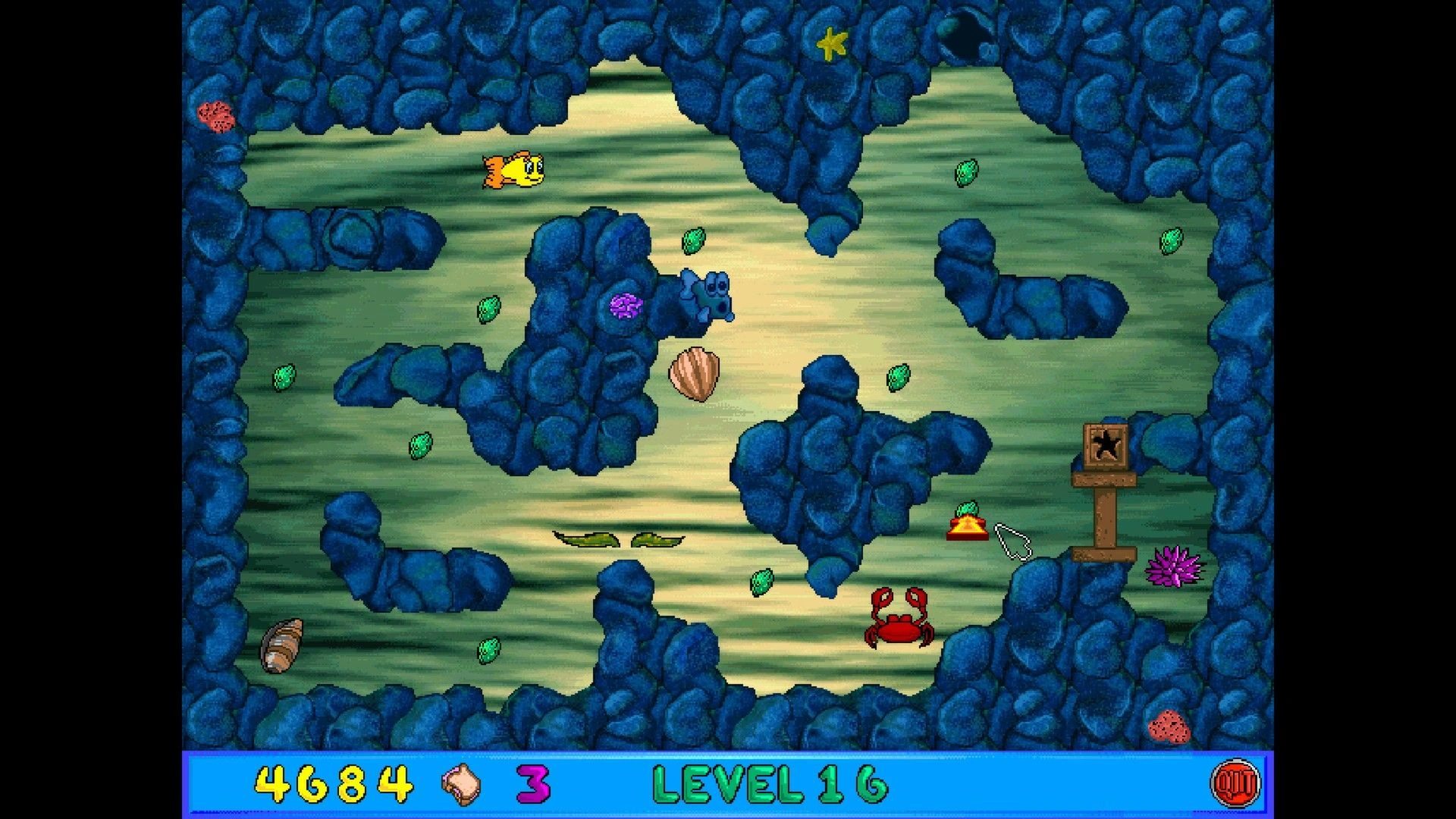 Скриншот-7 из игры Freddi Fish And Luther's Maze Madness