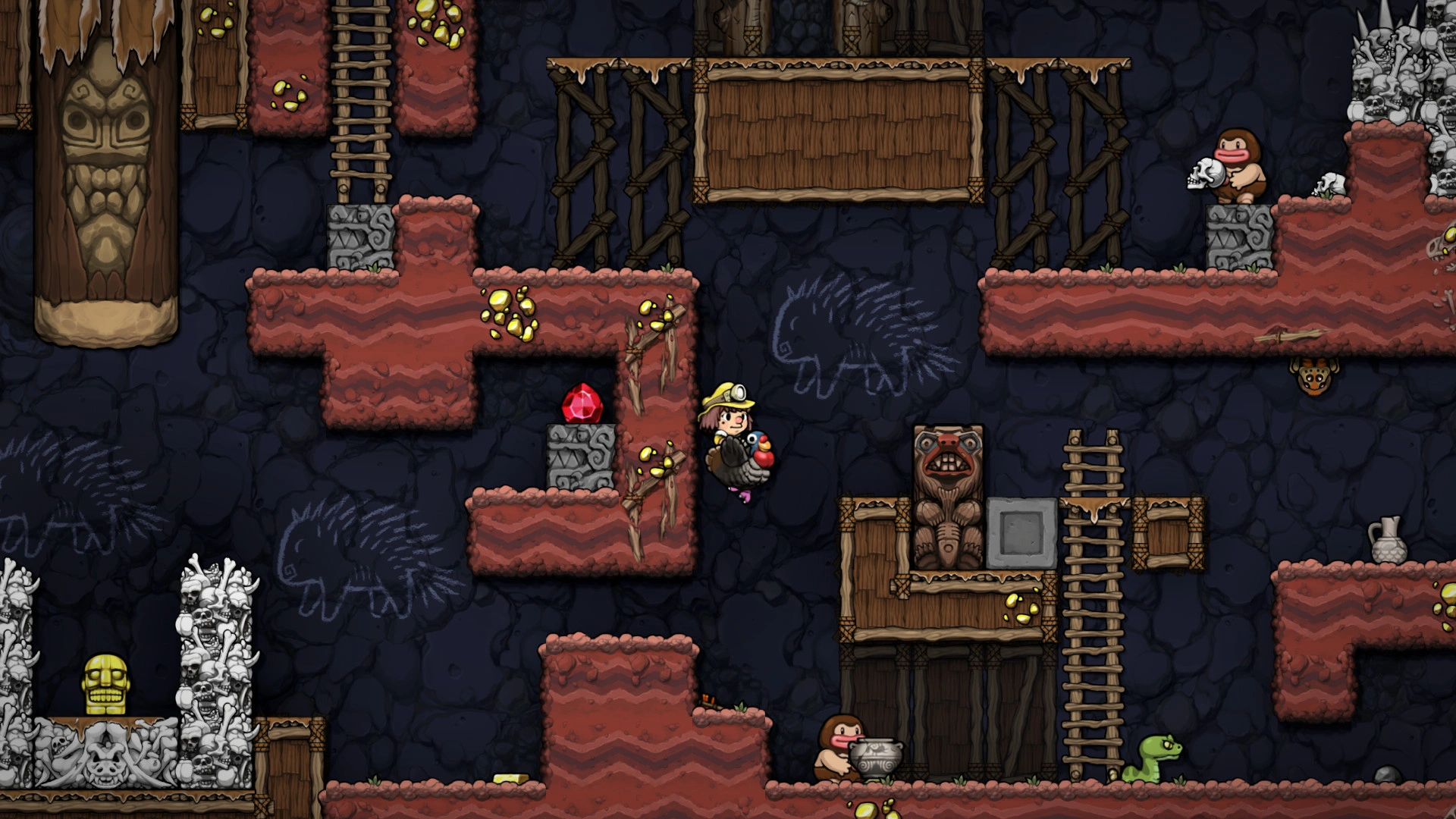 Скриншот-6 из игры Spelunky 2 для ХВОХ