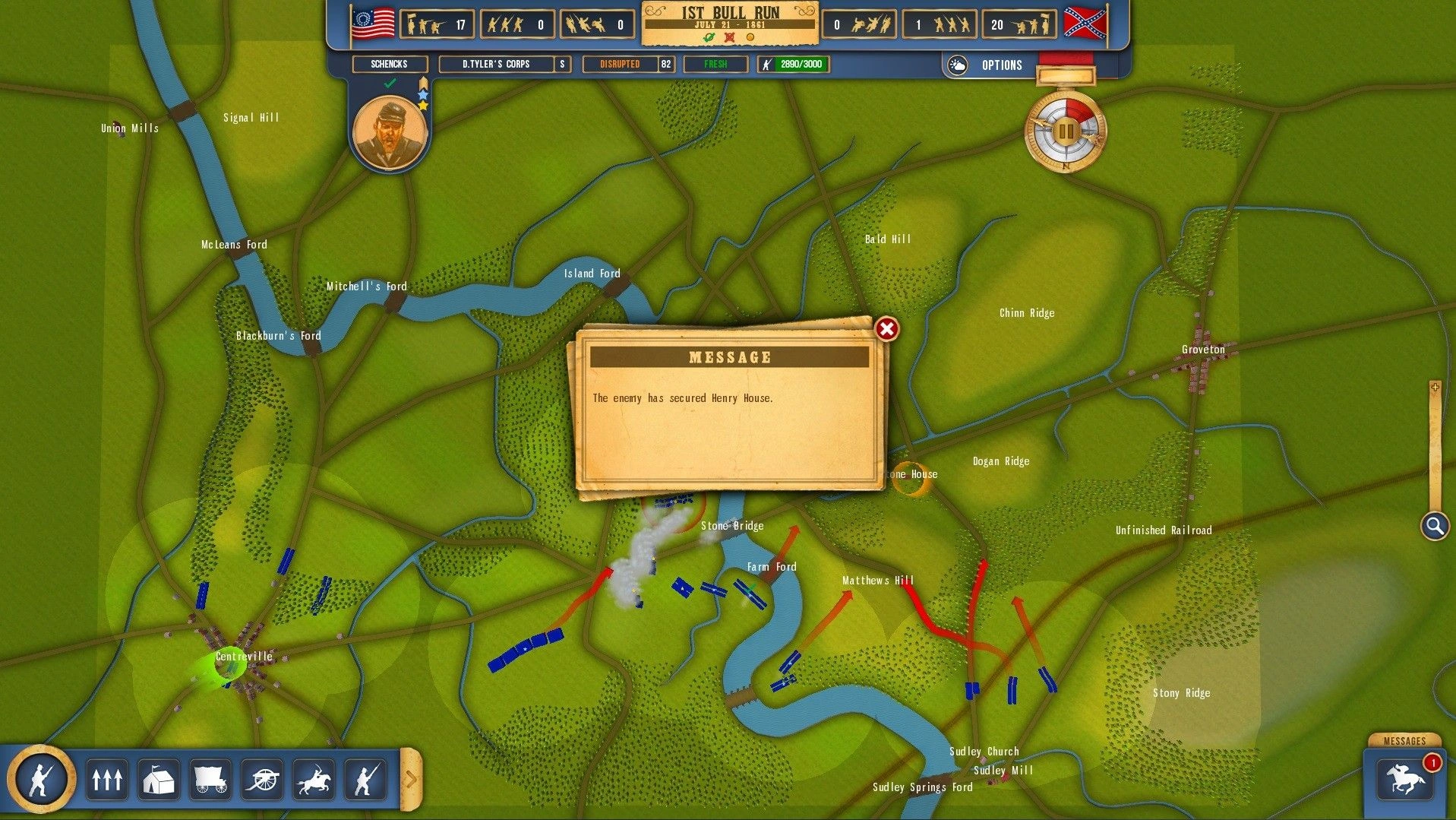 Скриншот-2 из игры Battleplan: American Civil War